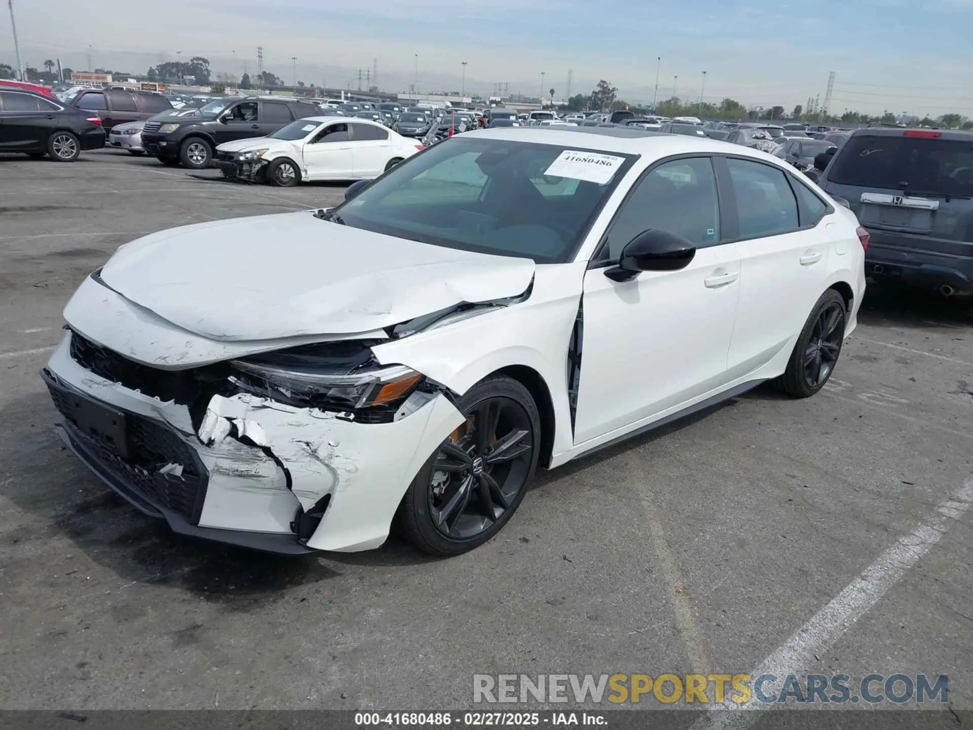 2 Photograph of a damaged car 2HGFE1E52SH473243 HONDA CIVIC SI 2025