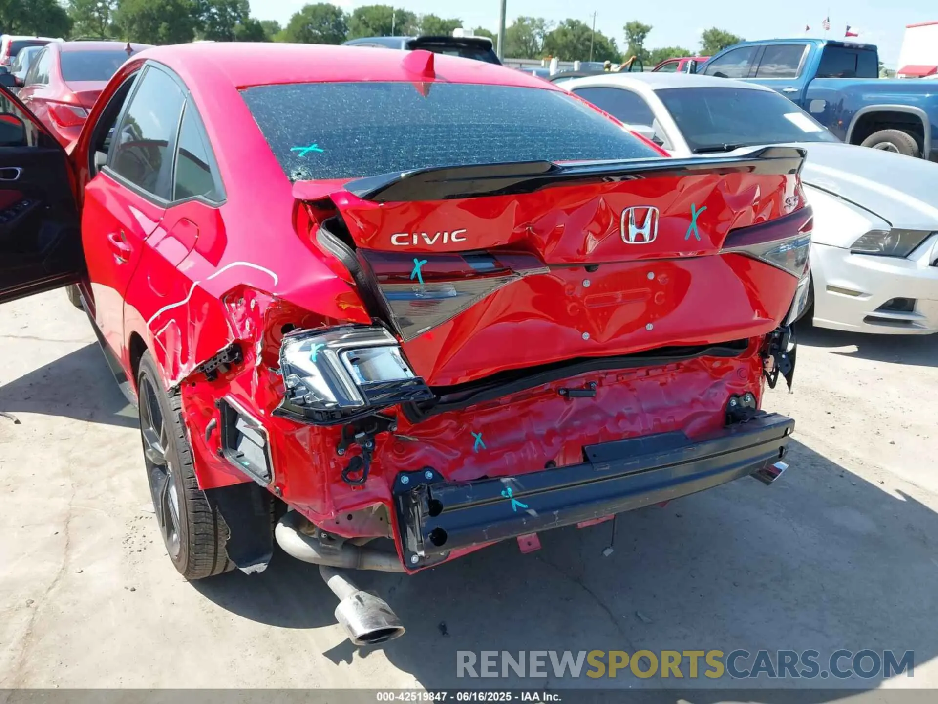 6 Photograph of a damaged car 2HGFE1E53SH471128 HONDA CIVIC SI 2025