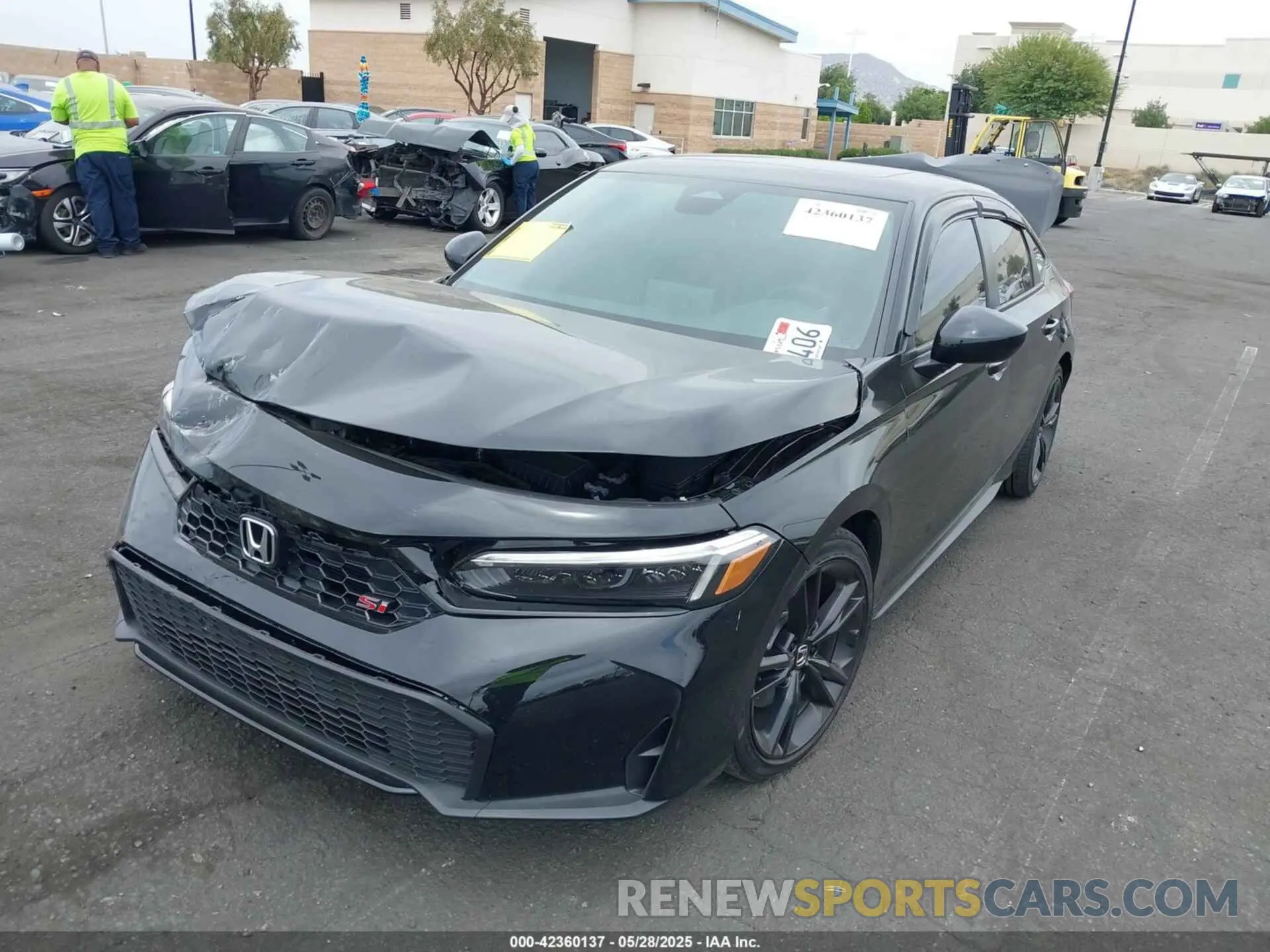 2 Photograph of a damaged car 2HGFE1E57SH475215 HONDA CIVIC SI 2025