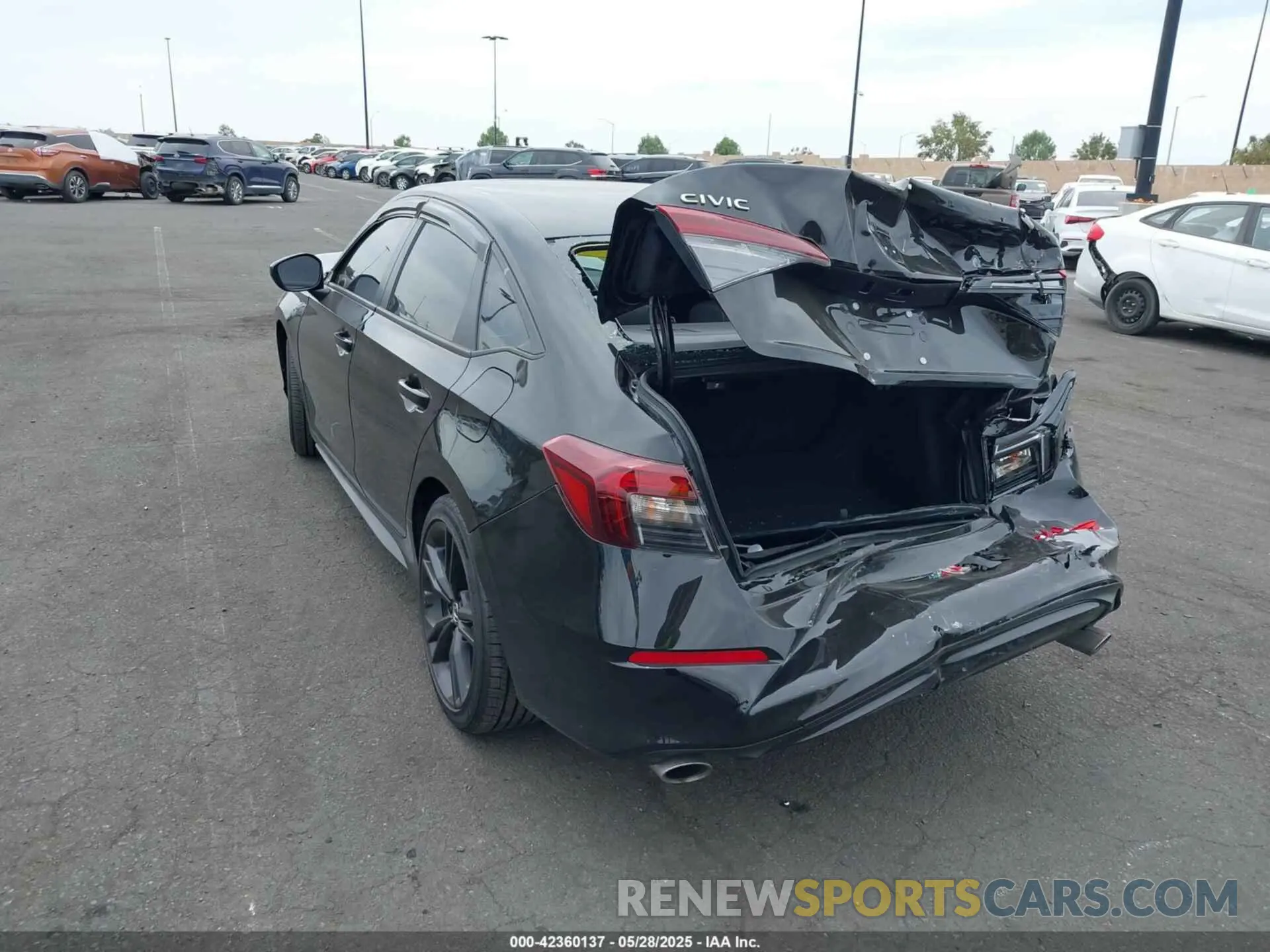 3 Photograph of a damaged car 2HGFE1E57SH475215 HONDA CIVIC SI 2025