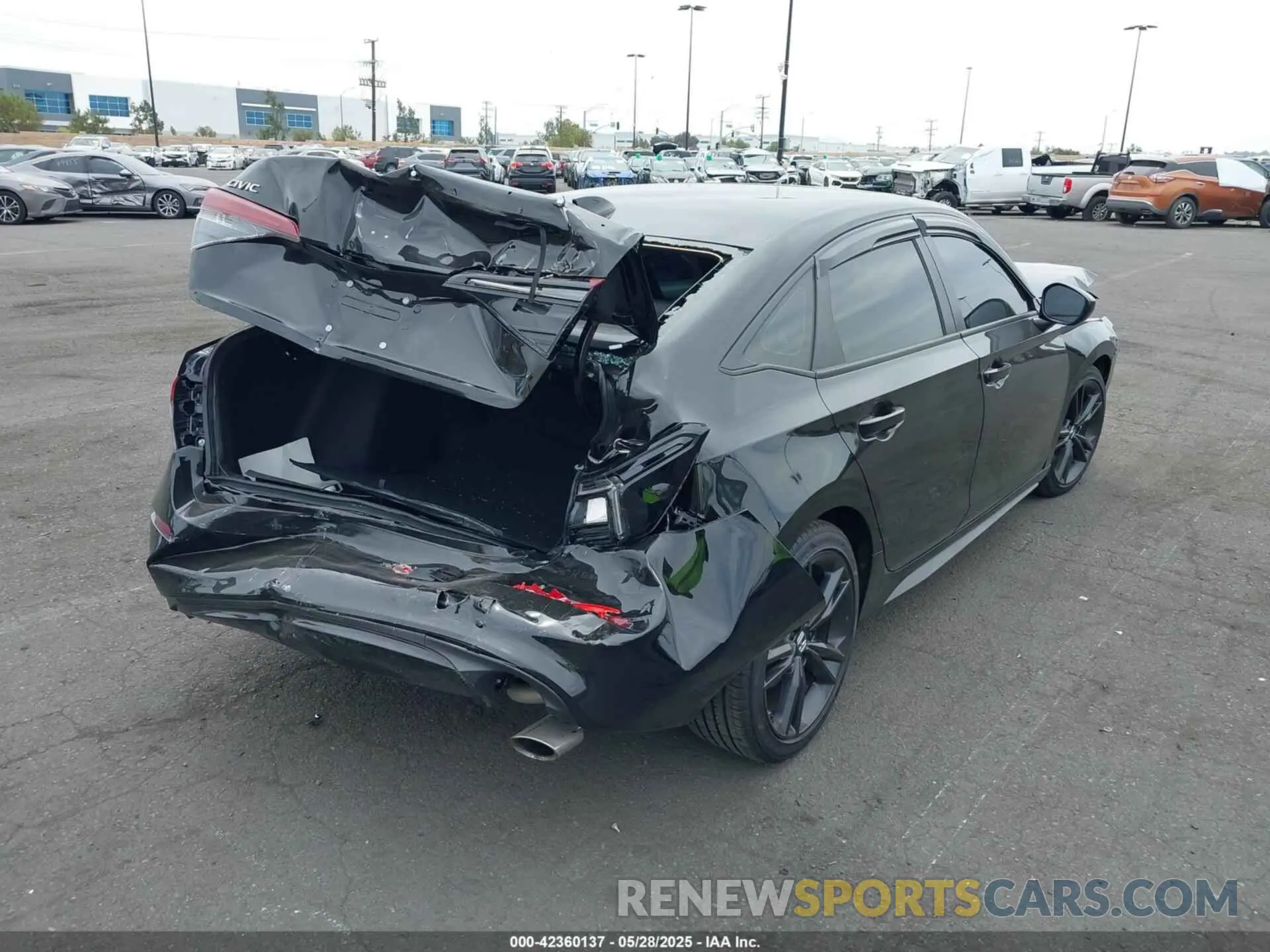 4 Photograph of a damaged car 2HGFE1E57SH475215 HONDA CIVIC SI 2025