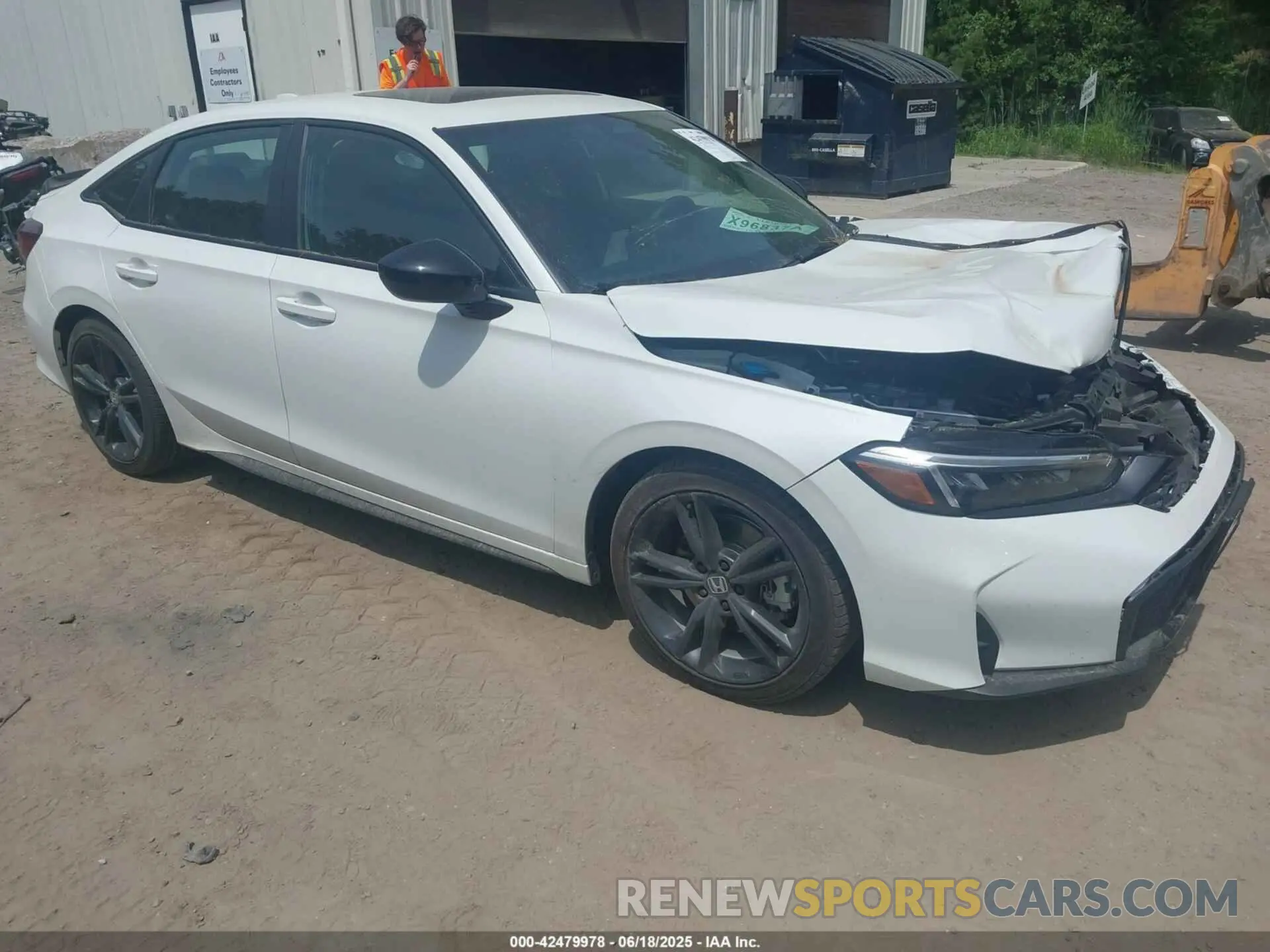 1 Photograph of a damaged car 2HGFE1E5XSH477007 HONDA CIVIC SI 2025