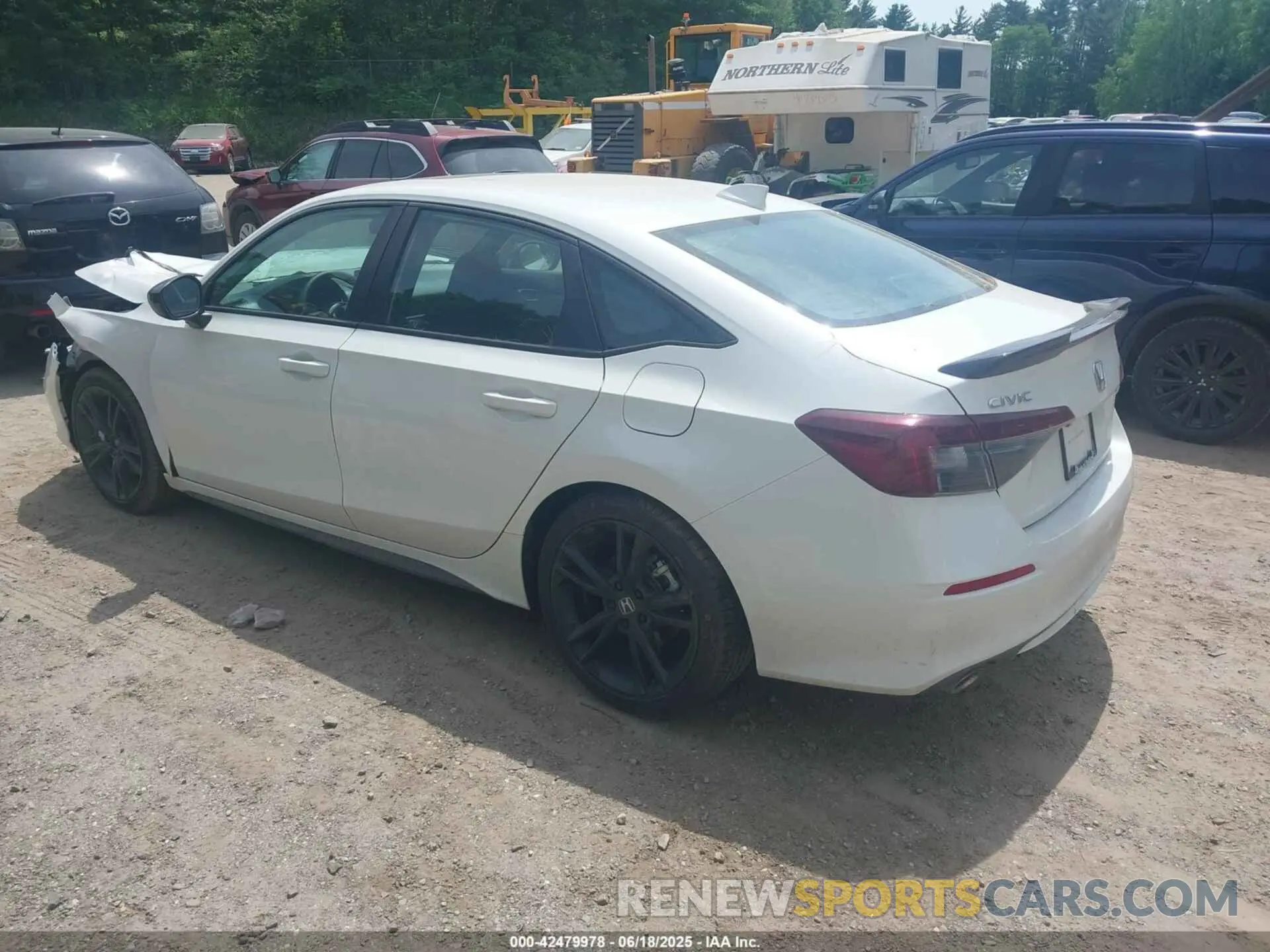 3 Photograph of a damaged car 2HGFE1E5XSH477007 HONDA CIVIC SI 2025