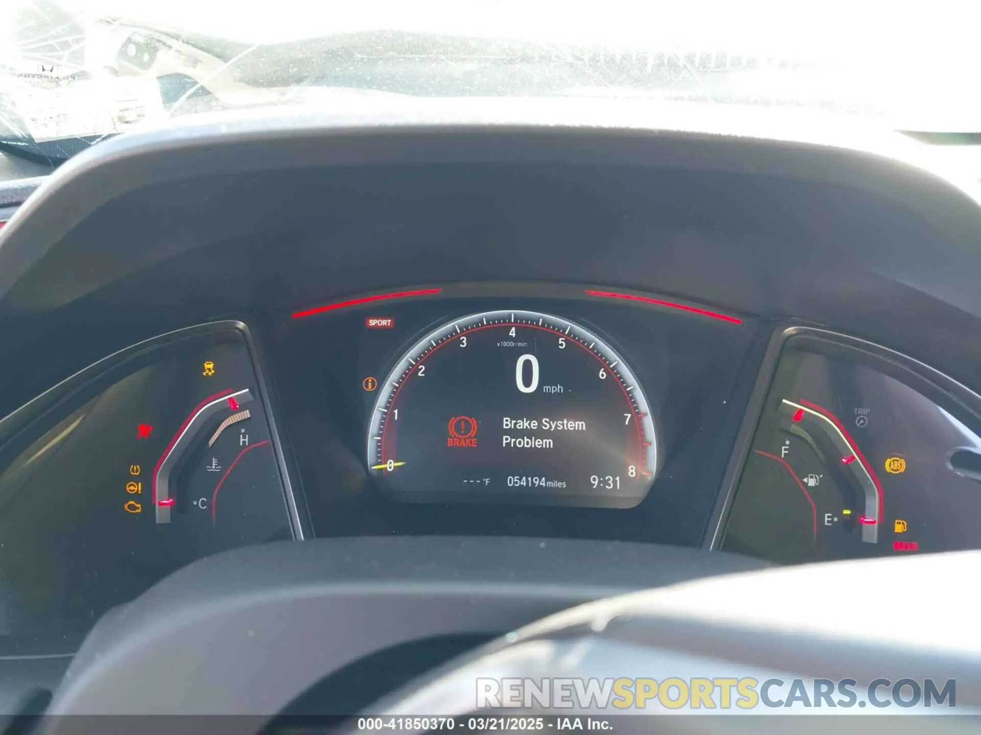 7 Photograph of a damaged car SHHFK8G73KU201772 HONDA CIVIC TYPE R 2019