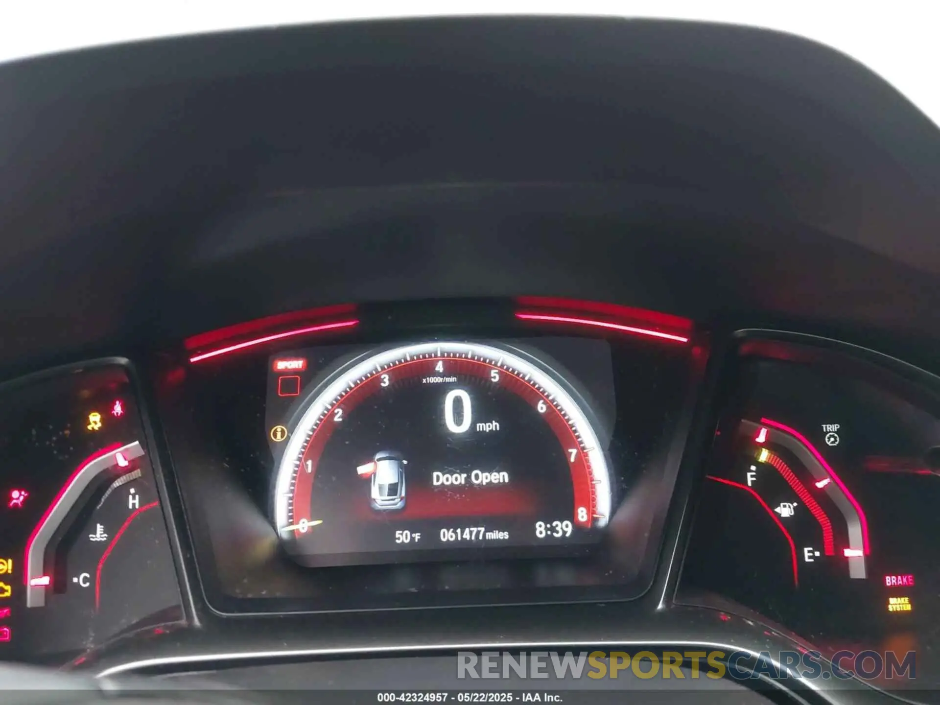 7 Photograph of a damaged car SHHFK8G74KU201926 HONDA CIVIC TYPE R 2019