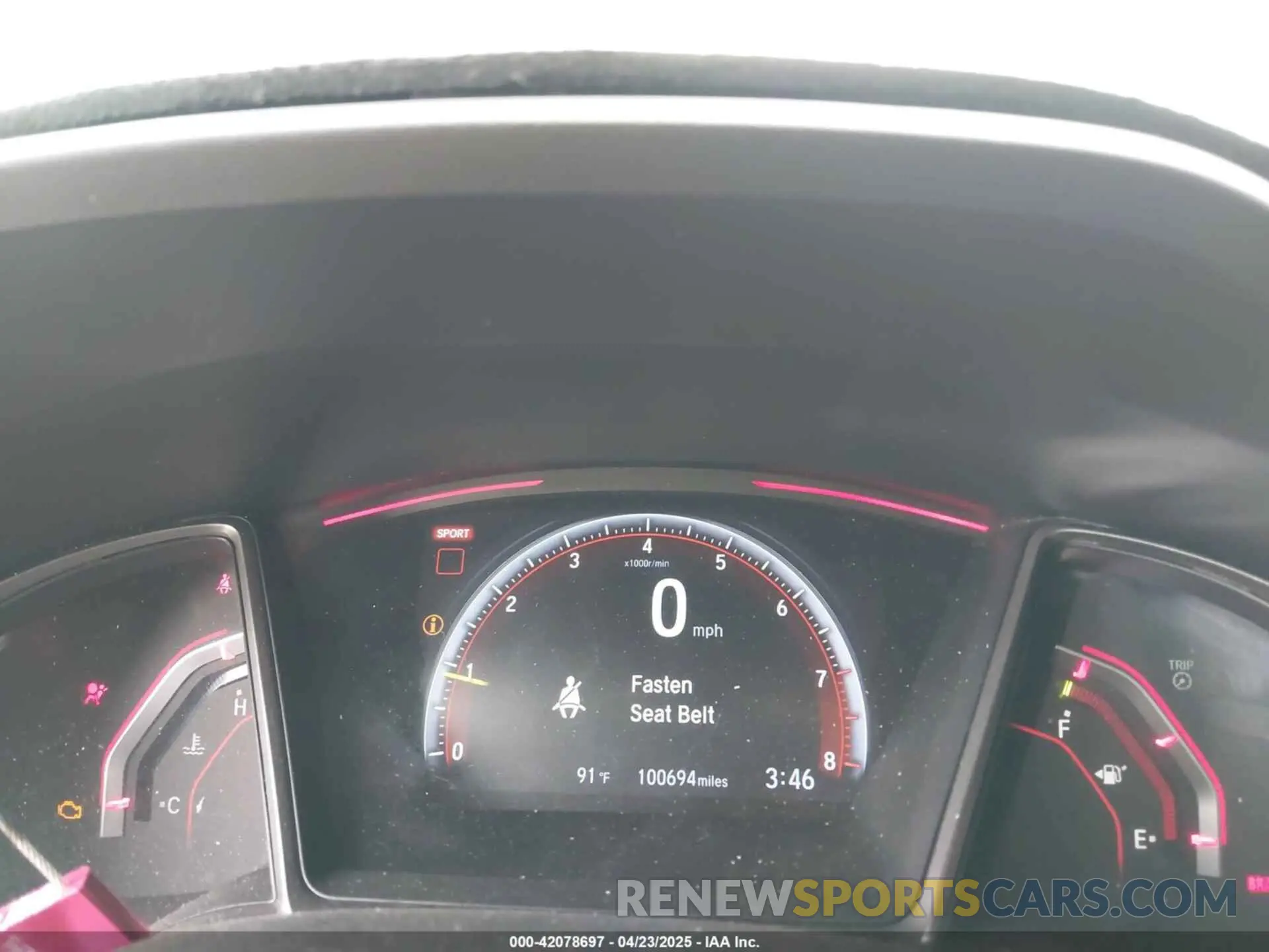 7 Photograph of a damaged car SHHFK8G78KU202190 HONDA CIVIC TYPE R 2019