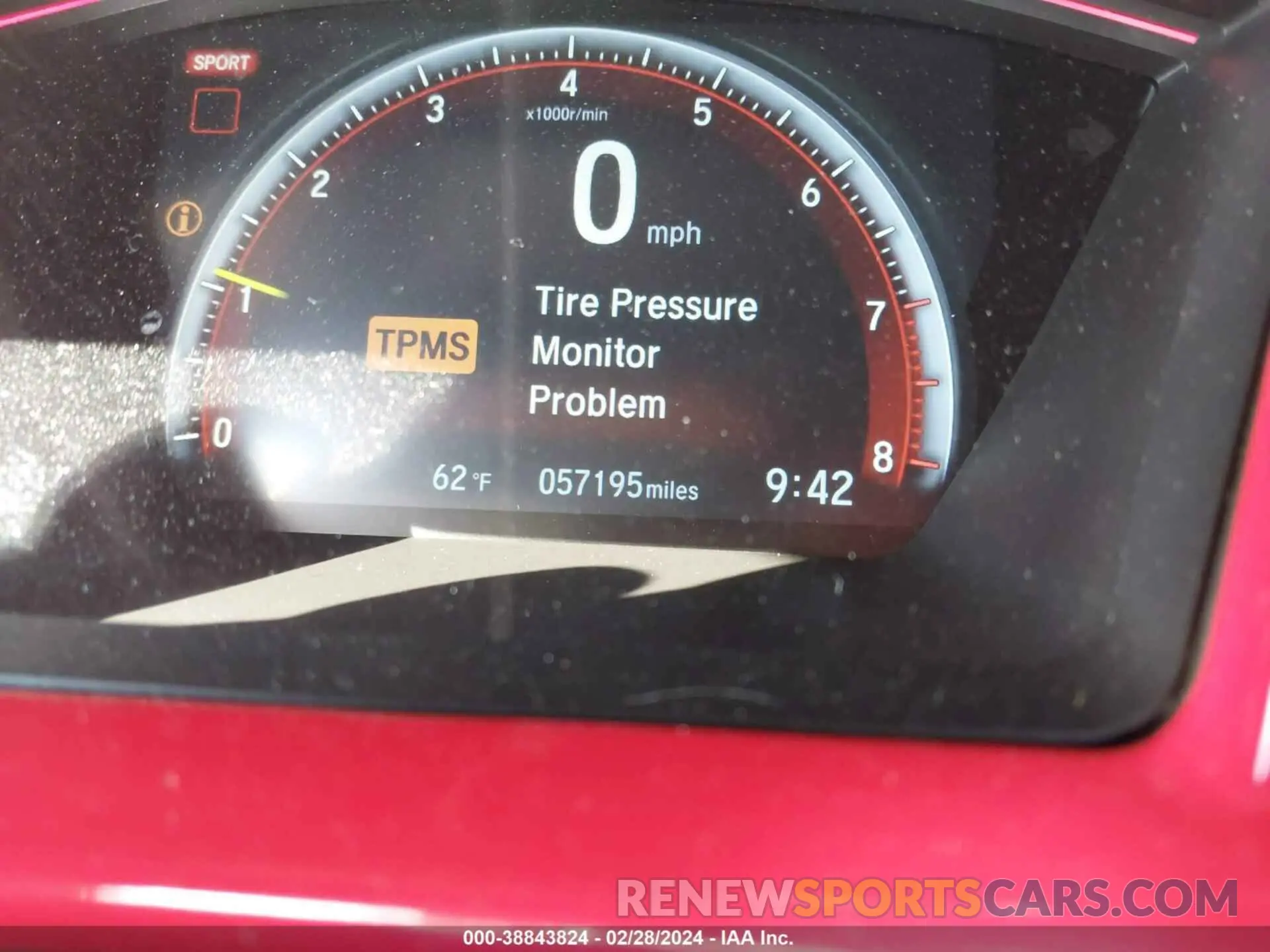 16 Photograph of a damaged car SHHFK8G7XKU204670 HONDA CIVIC TYPE R 2019