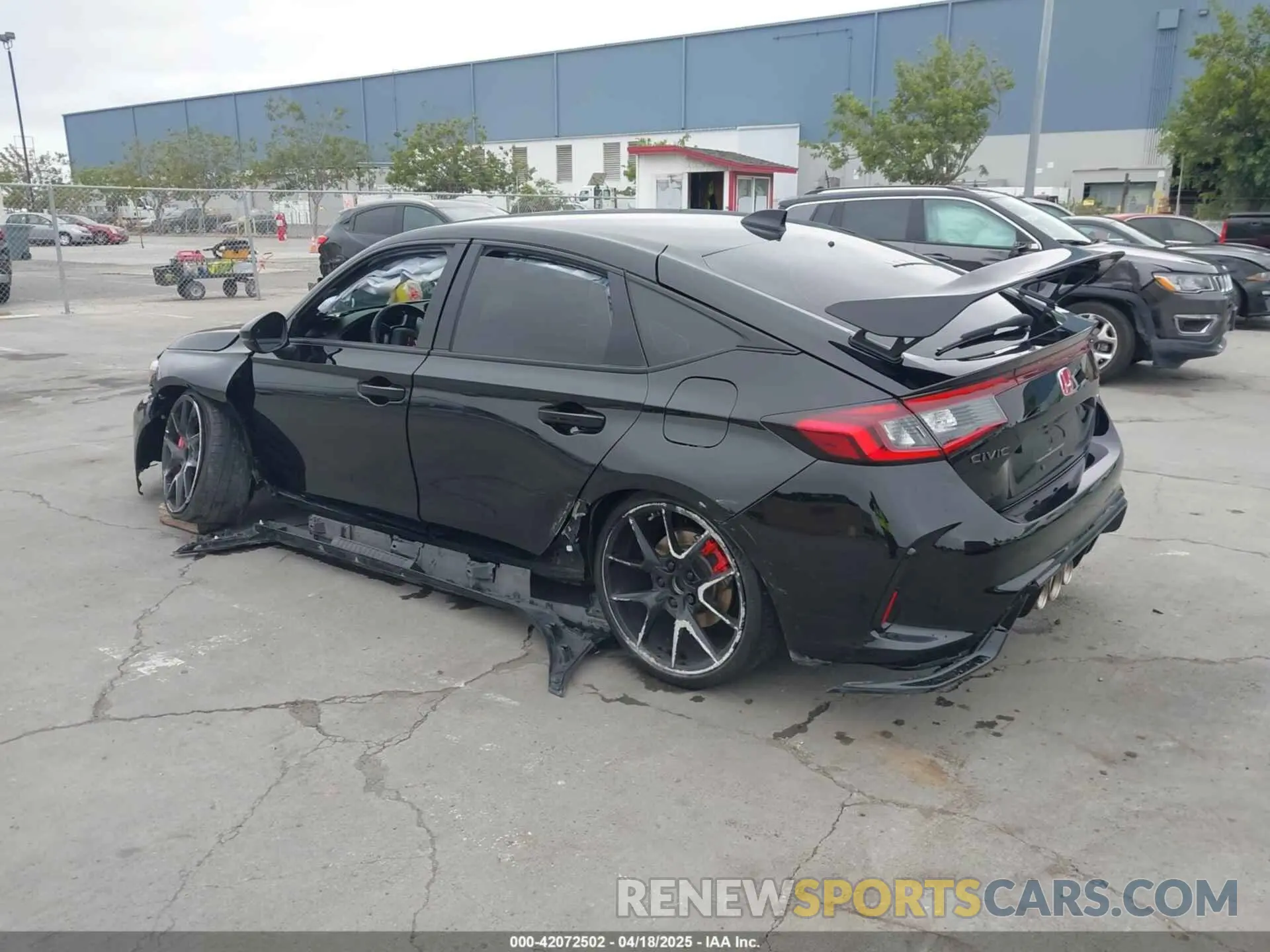 3 Photograph of a damaged car JHMFL5G44PX002339 HONDA CIVIC TYPE R 2023