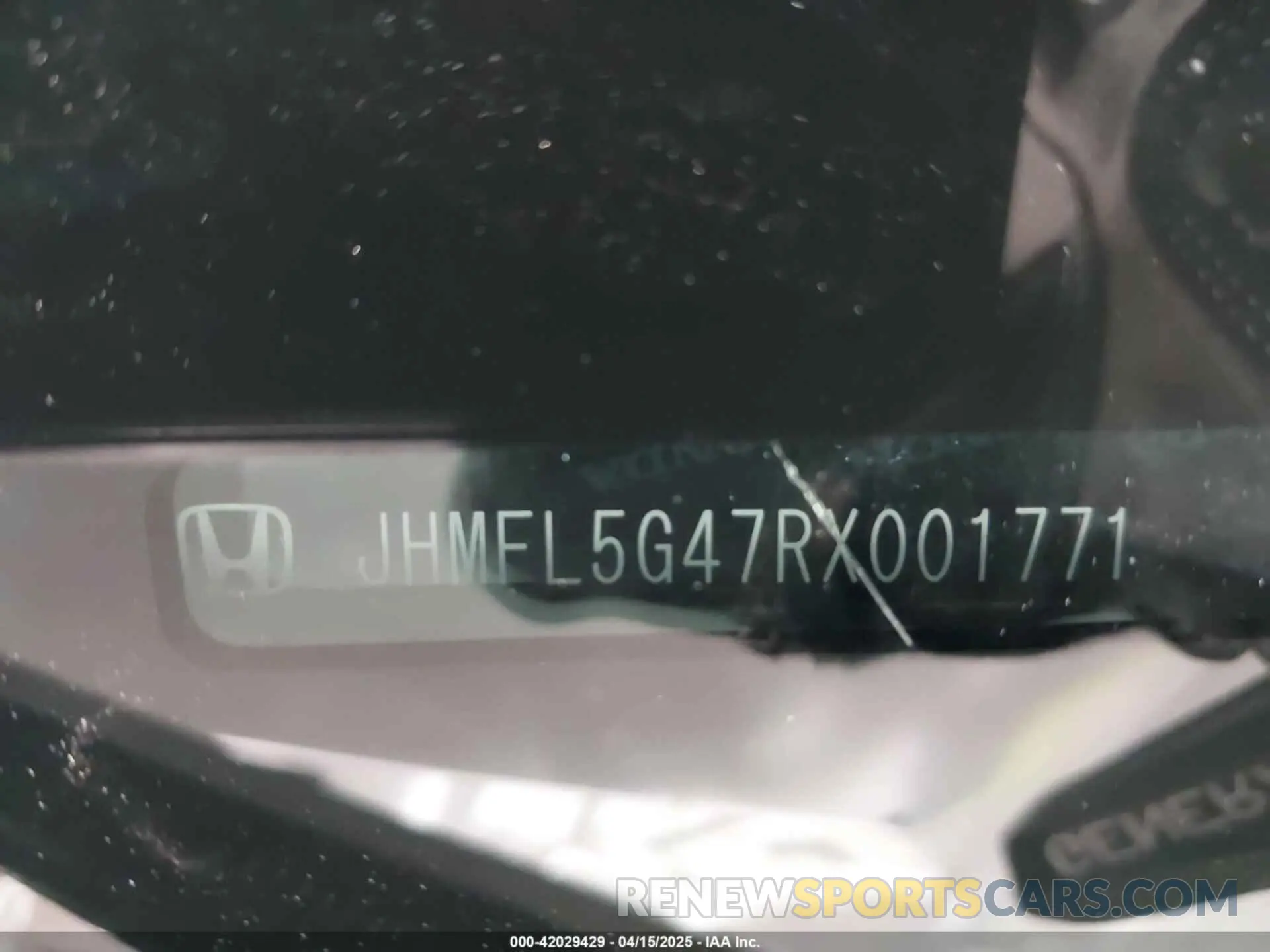 9 Photograph of a damaged car JHMFL5G47RX001771 HONDA CIVIC TYPE R 2024