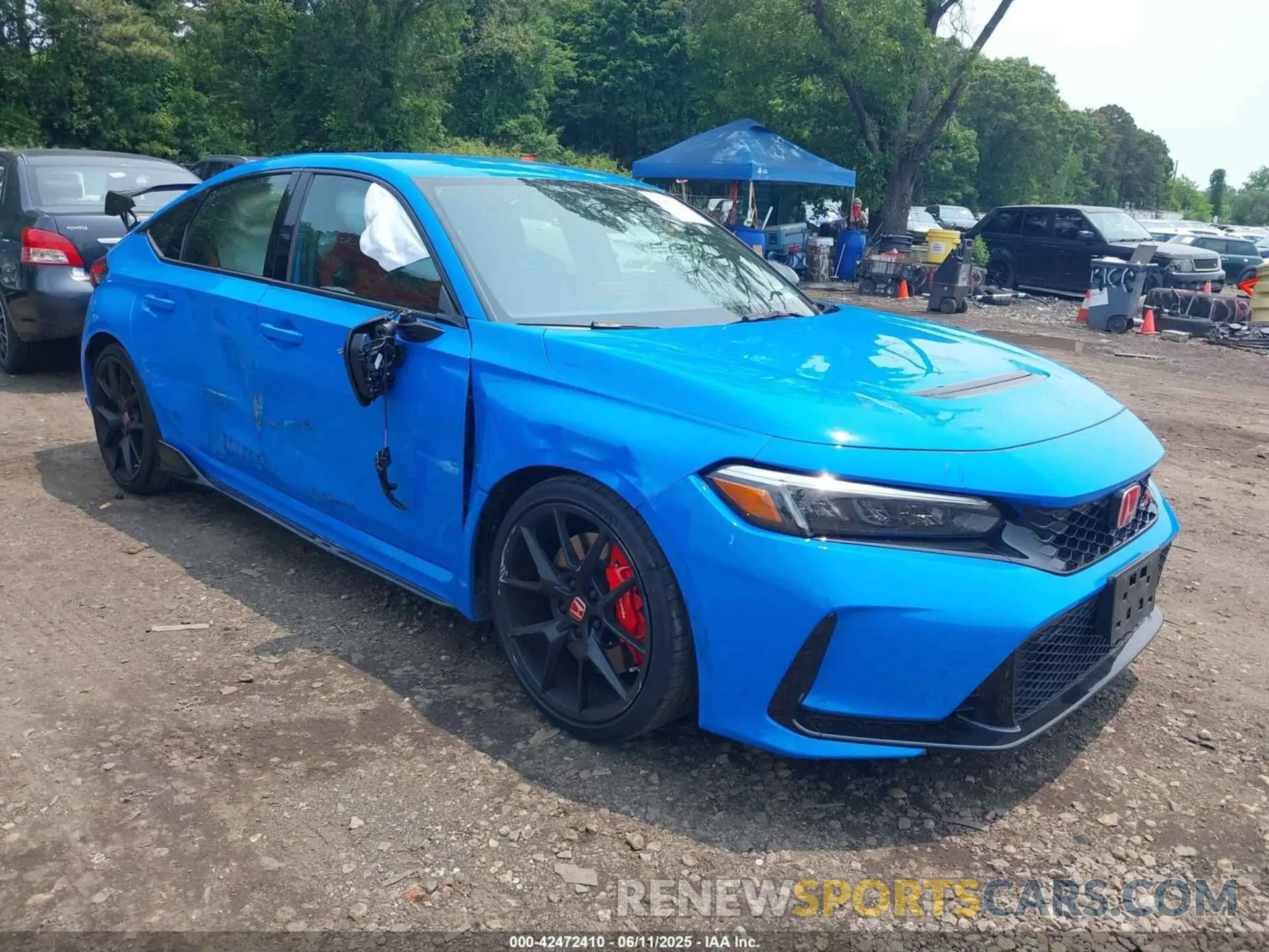 1 Photograph of a damaged car JHMFL5G49SX000644 HONDA CIVIC TYPE R 2025