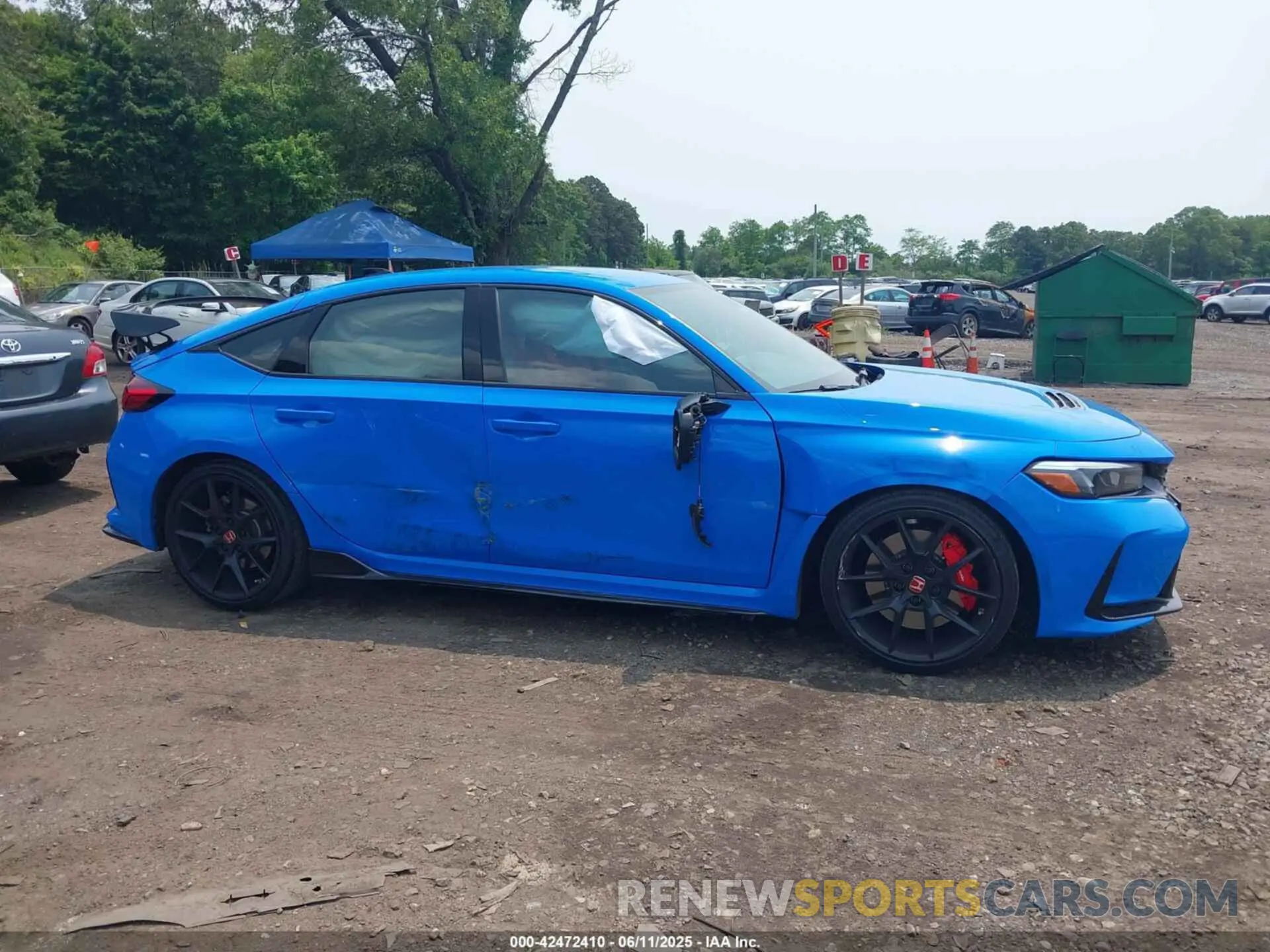 13 Photograph of a damaged car JHMFL5G49SX000644 HONDA CIVIC TYPE R 2025