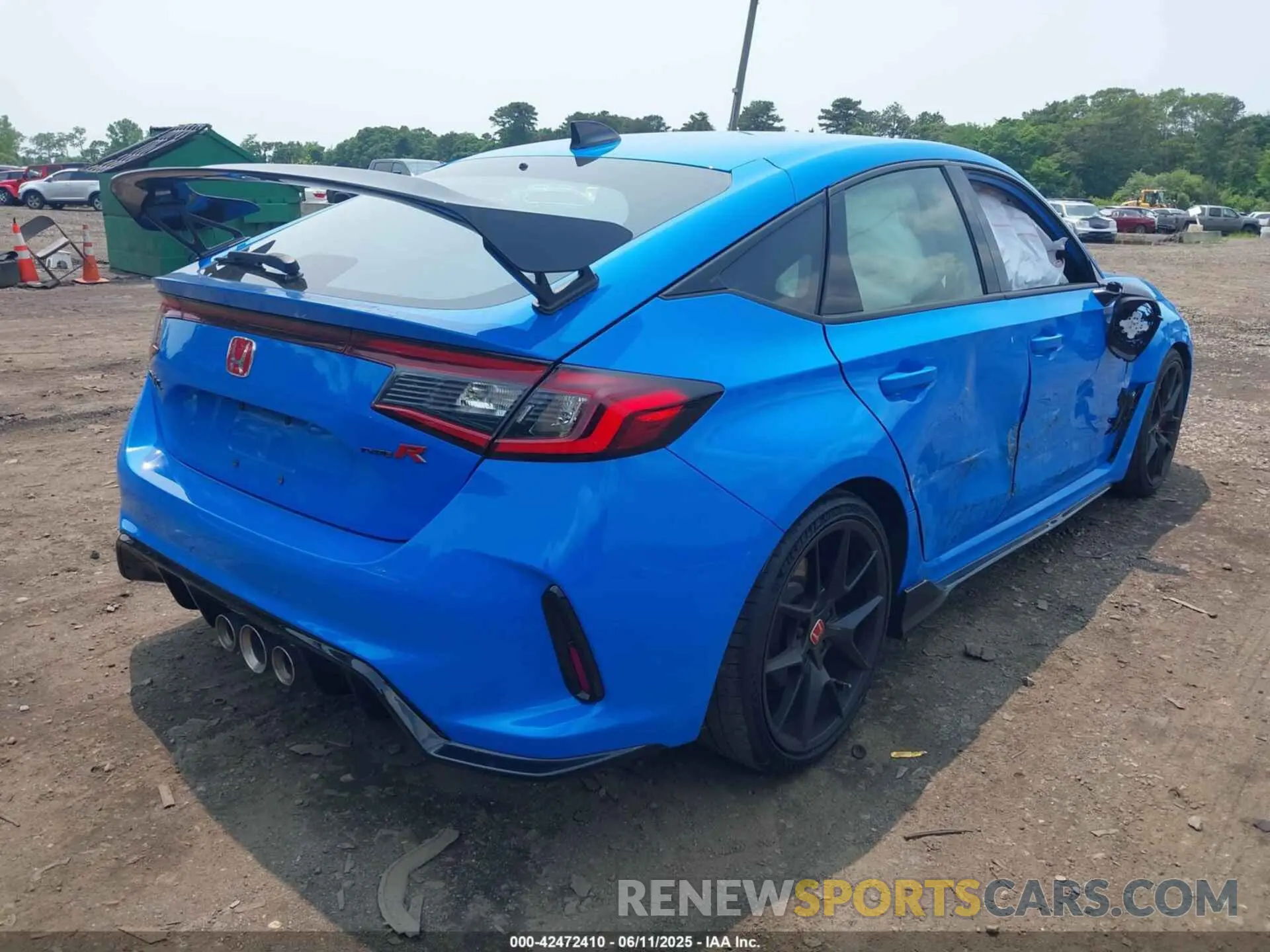 4 Photograph of a damaged car JHMFL5G49SX000644 HONDA CIVIC TYPE R 2025