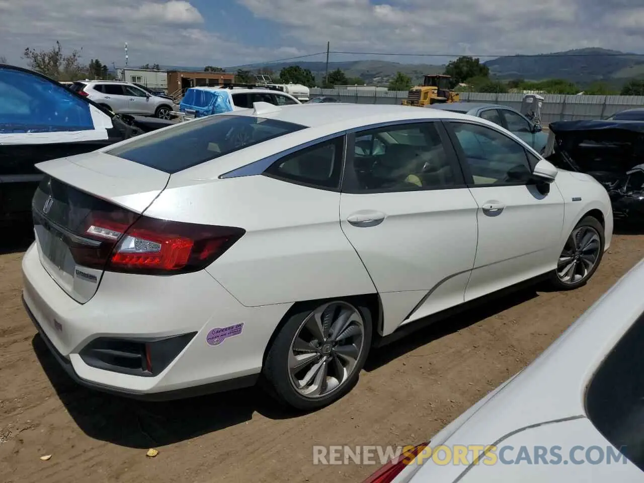 3 Photograph of a damaged car JHMZC5F10KC004142 HONDA CLARITY 2019