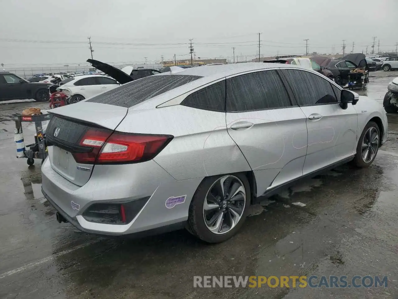3 Photograph of a damaged car JHMZC5F14KC001972 HONDA CLARITY 2019