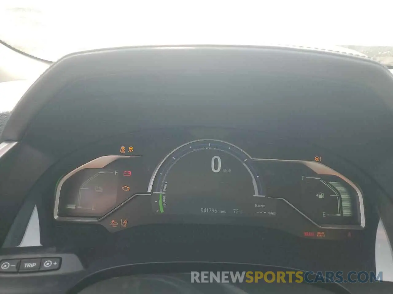9 Photograph of a damaged car JHMZC5F15KC006792 HONDA CLARITY 2019