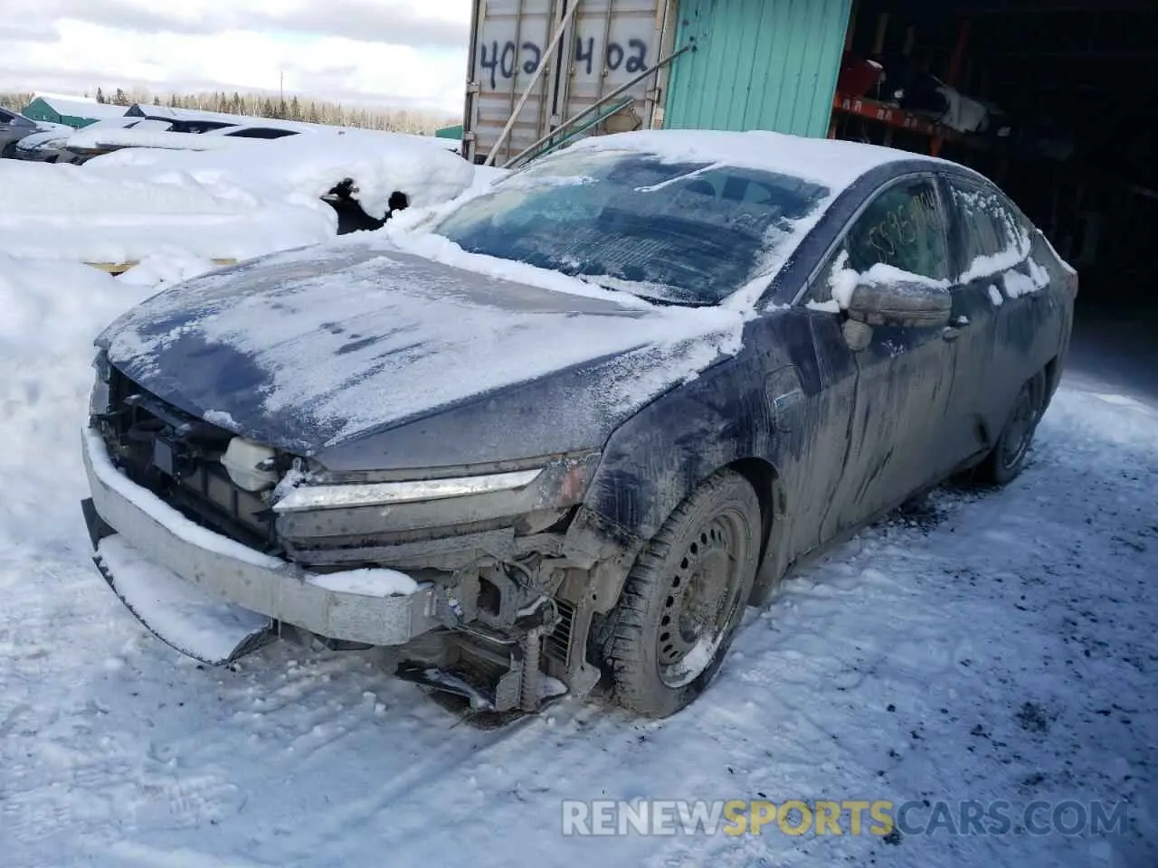 1 Photograph of a damaged car JHMZC5F17KC800385 HONDA CLARITY 2019