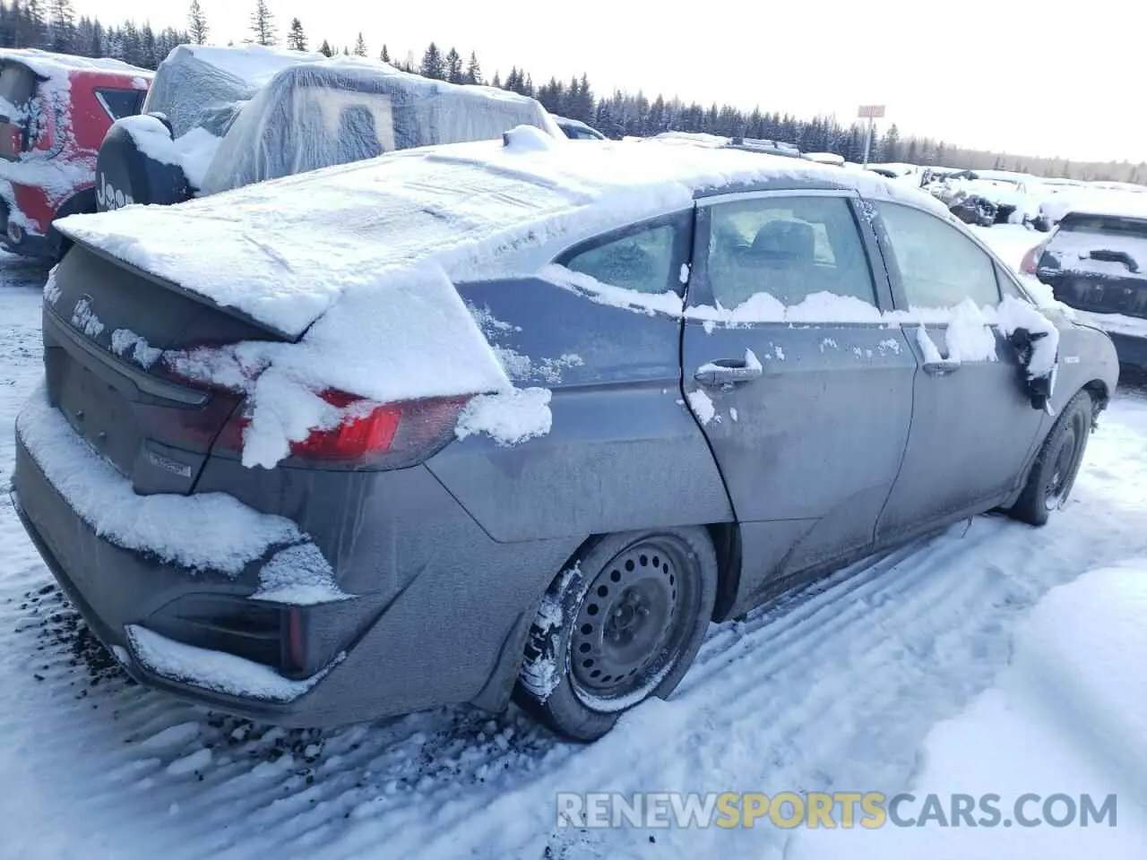 3 Photograph of a damaged car JHMZC5F17KC800385 HONDA CLARITY 2019