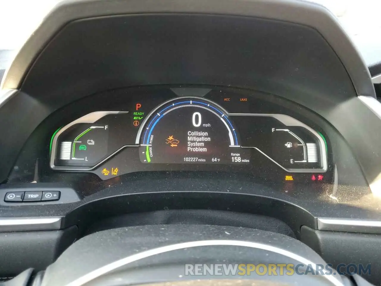9 Photograph of a damaged car JHMZC5F19KC002776 HONDA CLARITY 2019