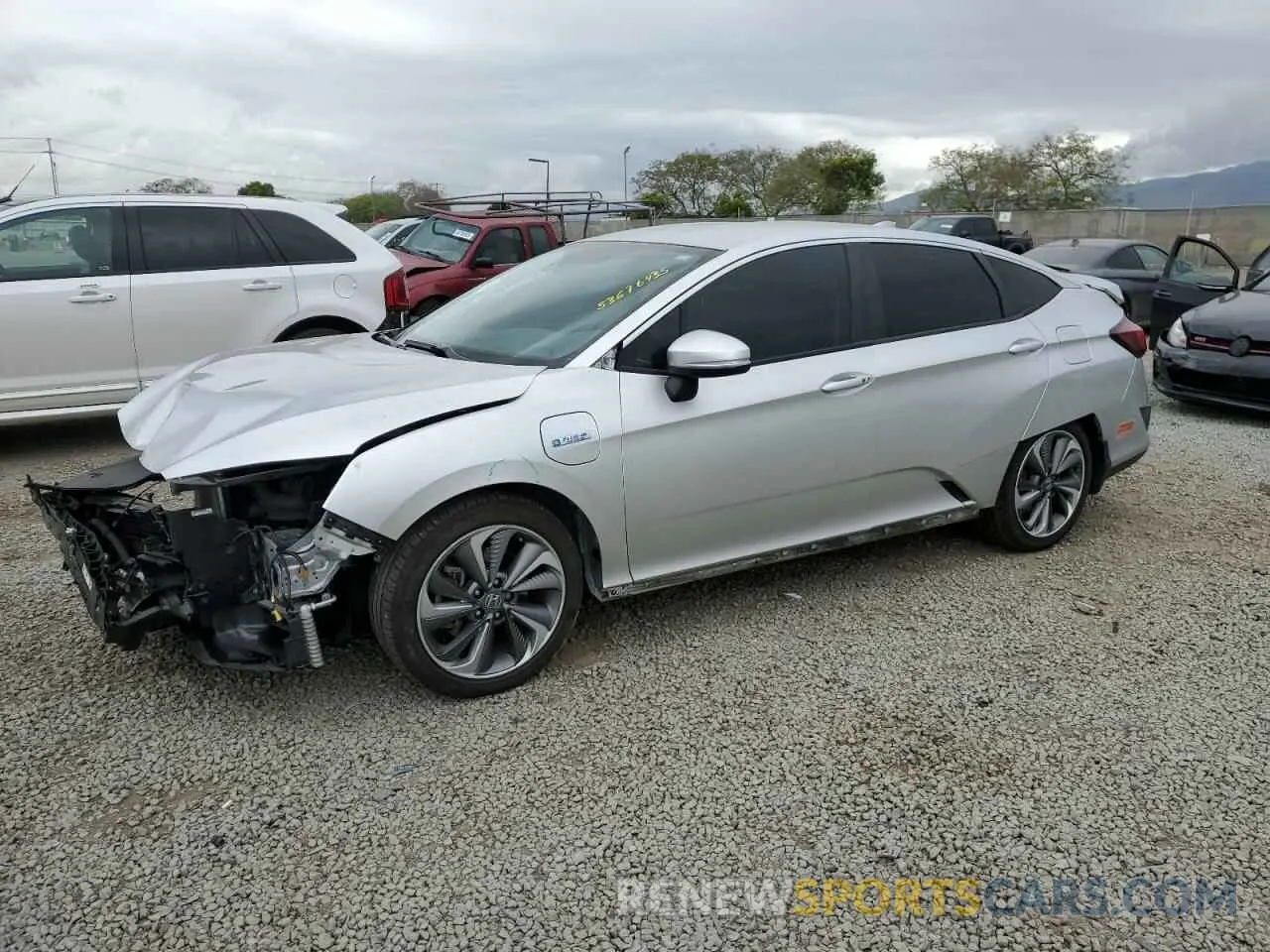1 Photograph of a damaged car JHMZC5F19KC006505 HONDA CLARITY 2019