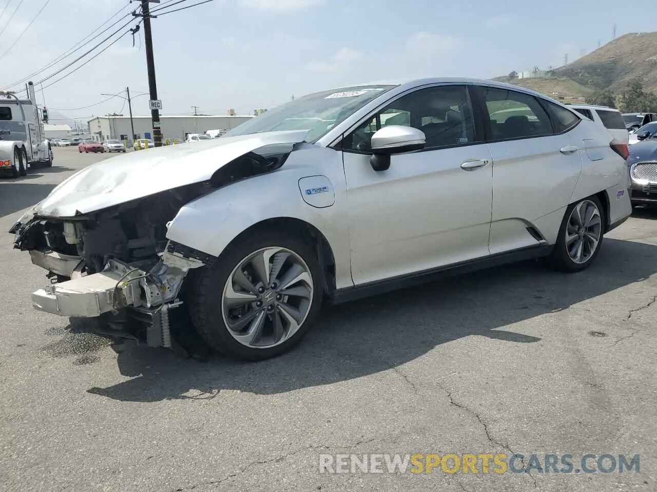 1 Photograph of a damaged car JHMZC5F1XKC000731 HONDA CLARITY 2019