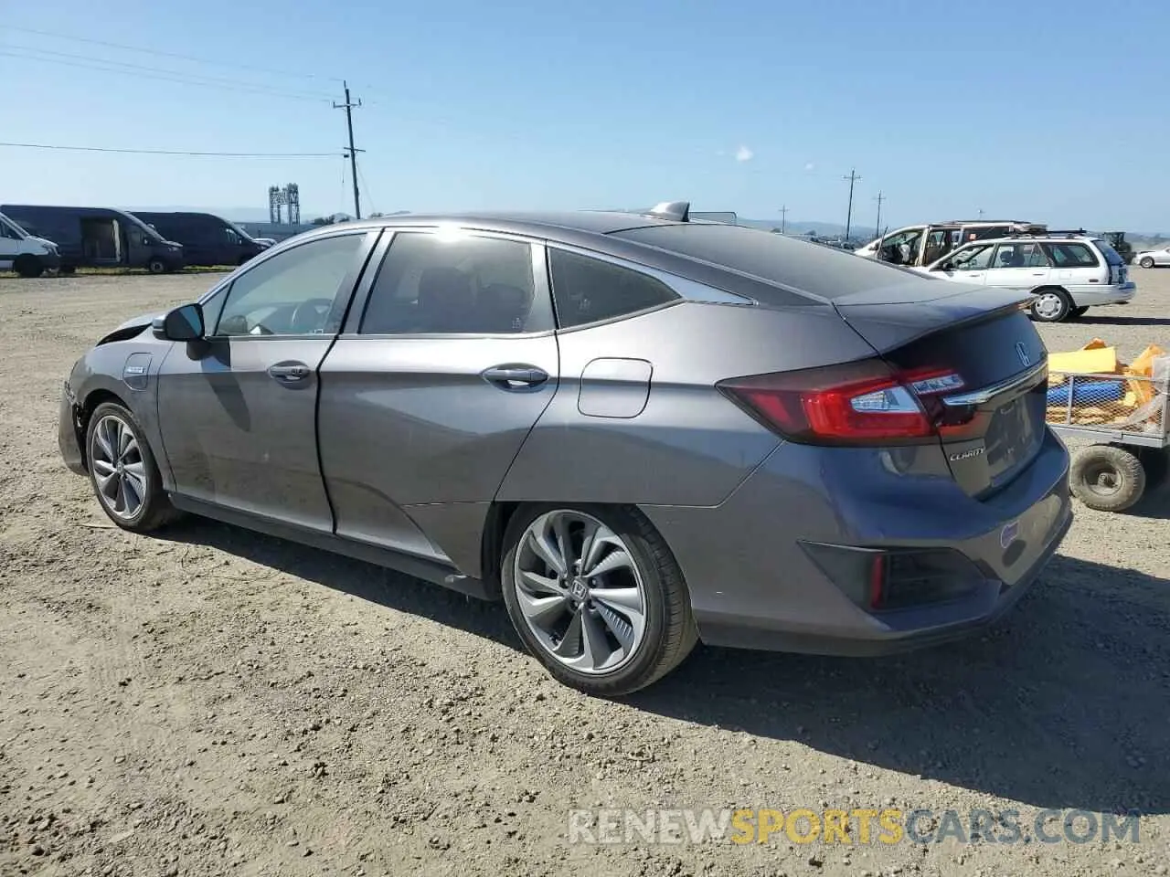 2 Photograph of a damaged car JHMZC5F33KC003813 HONDA CLARITY 2019