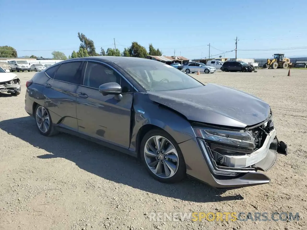 4 Photograph of a damaged car JHMZC5F33KC003813 HONDA CLARITY 2019