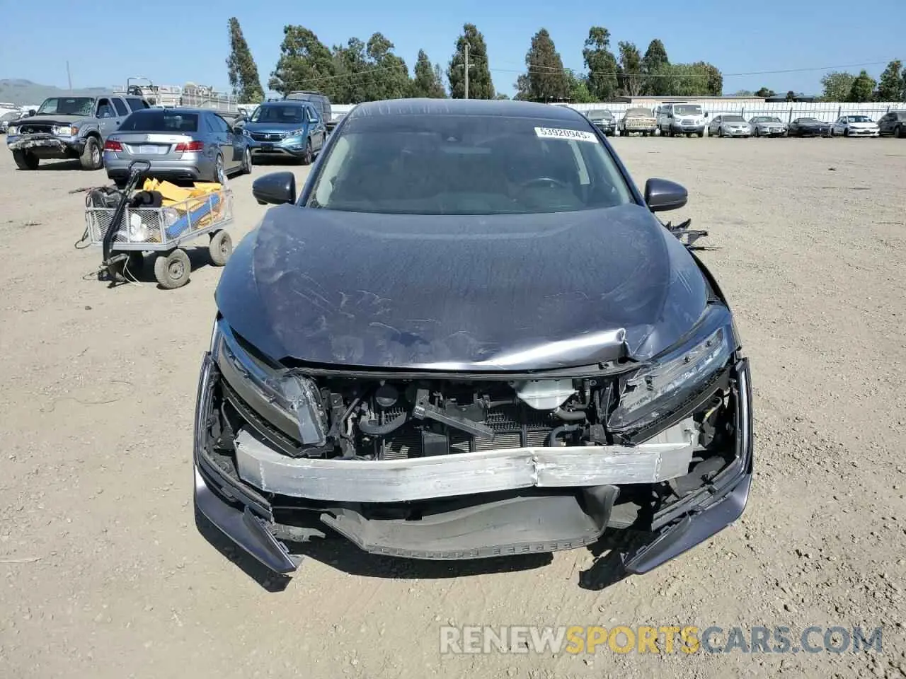 5 Photograph of a damaged car JHMZC5F33KC003813 HONDA CLARITY 2019