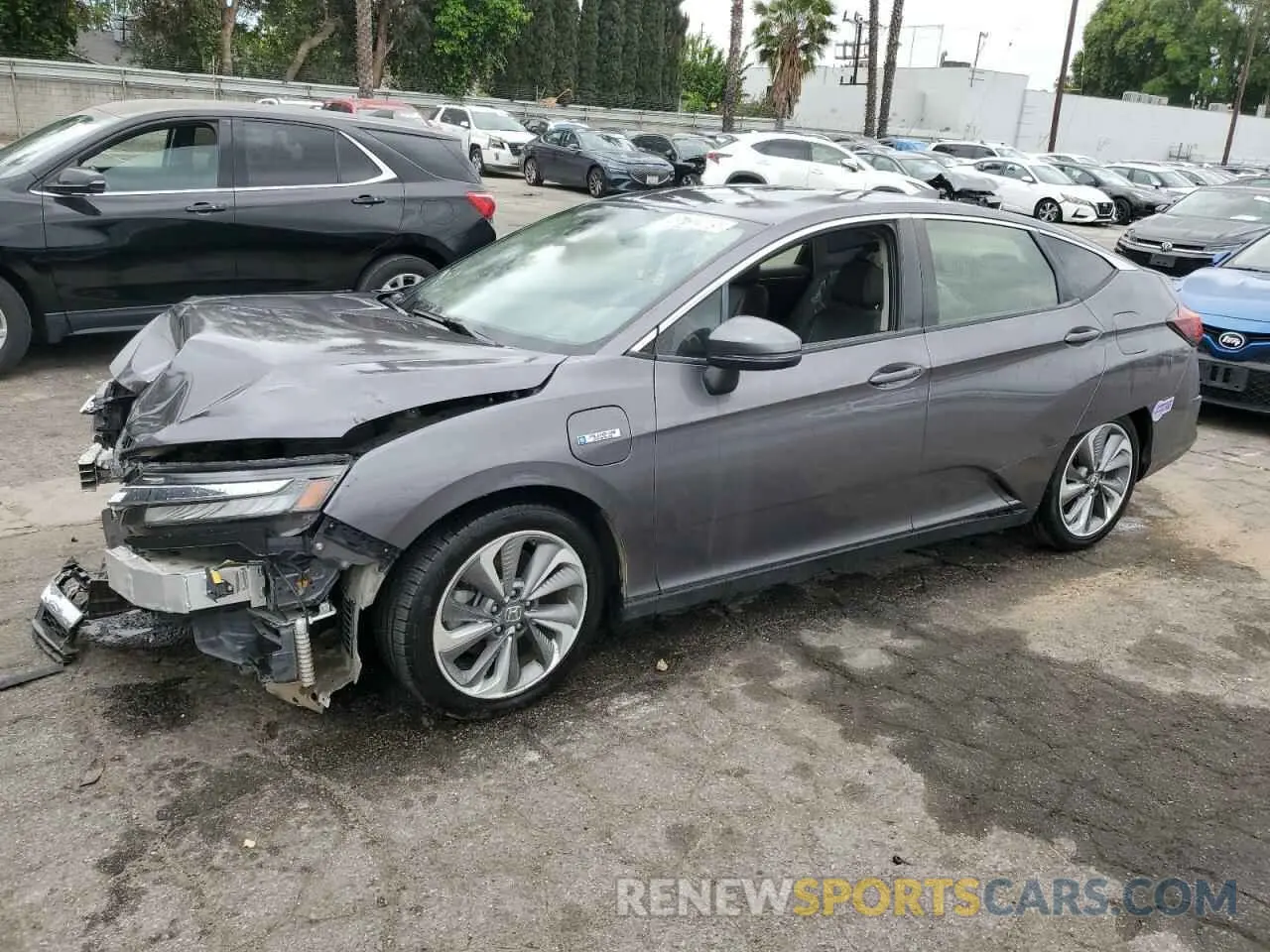 1 Photograph of a damaged car JHMZC5F34KC003481 HONDA CLARITY 2019