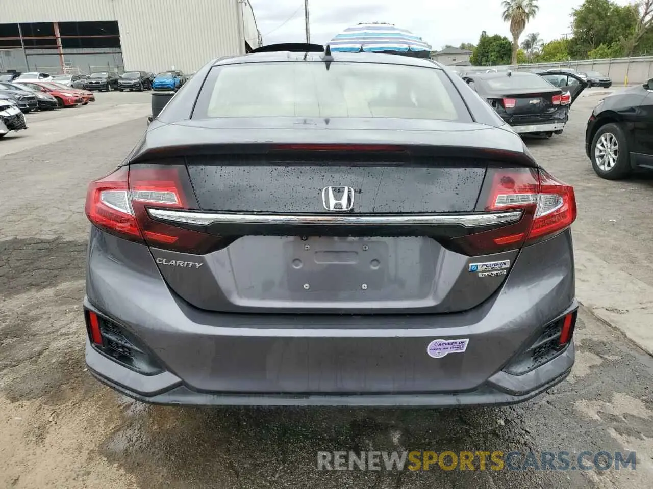 6 Photograph of a damaged car JHMZC5F34KC003481 HONDA CLARITY 2019