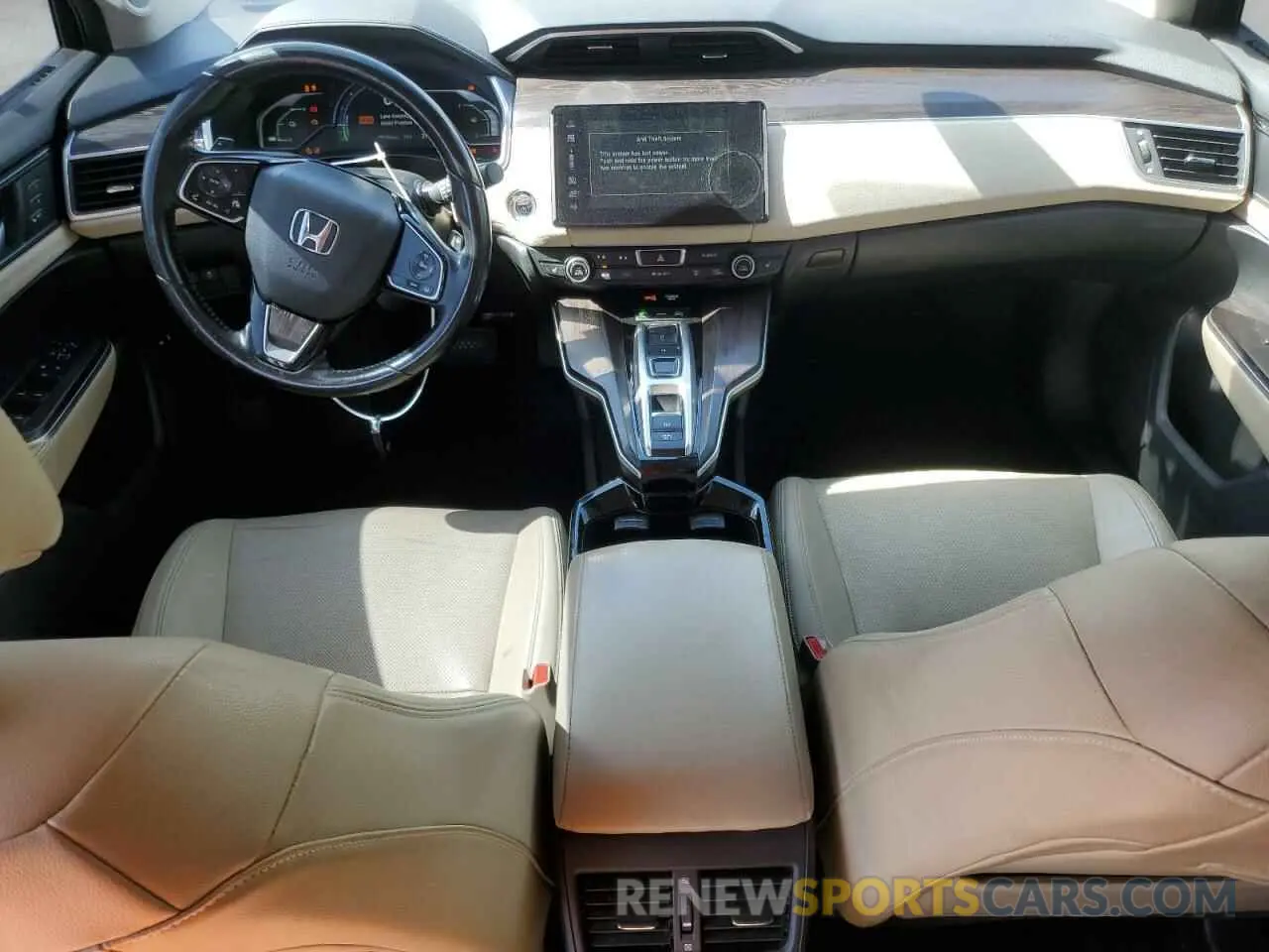 8 Photograph of a damaged car JHMZC5F39KC001158 HONDA CLARITY 2019
