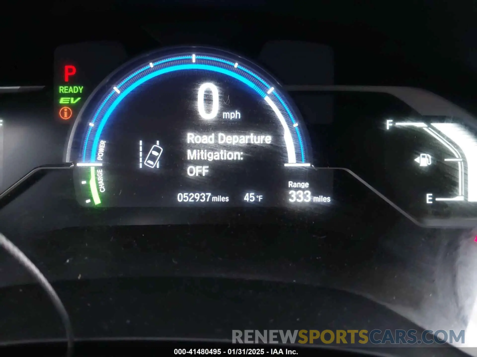 7 Photograph of a damaged car JHMZC5F11MC002032 HONDA CLARITY PLUG-IN HYBRID 2021