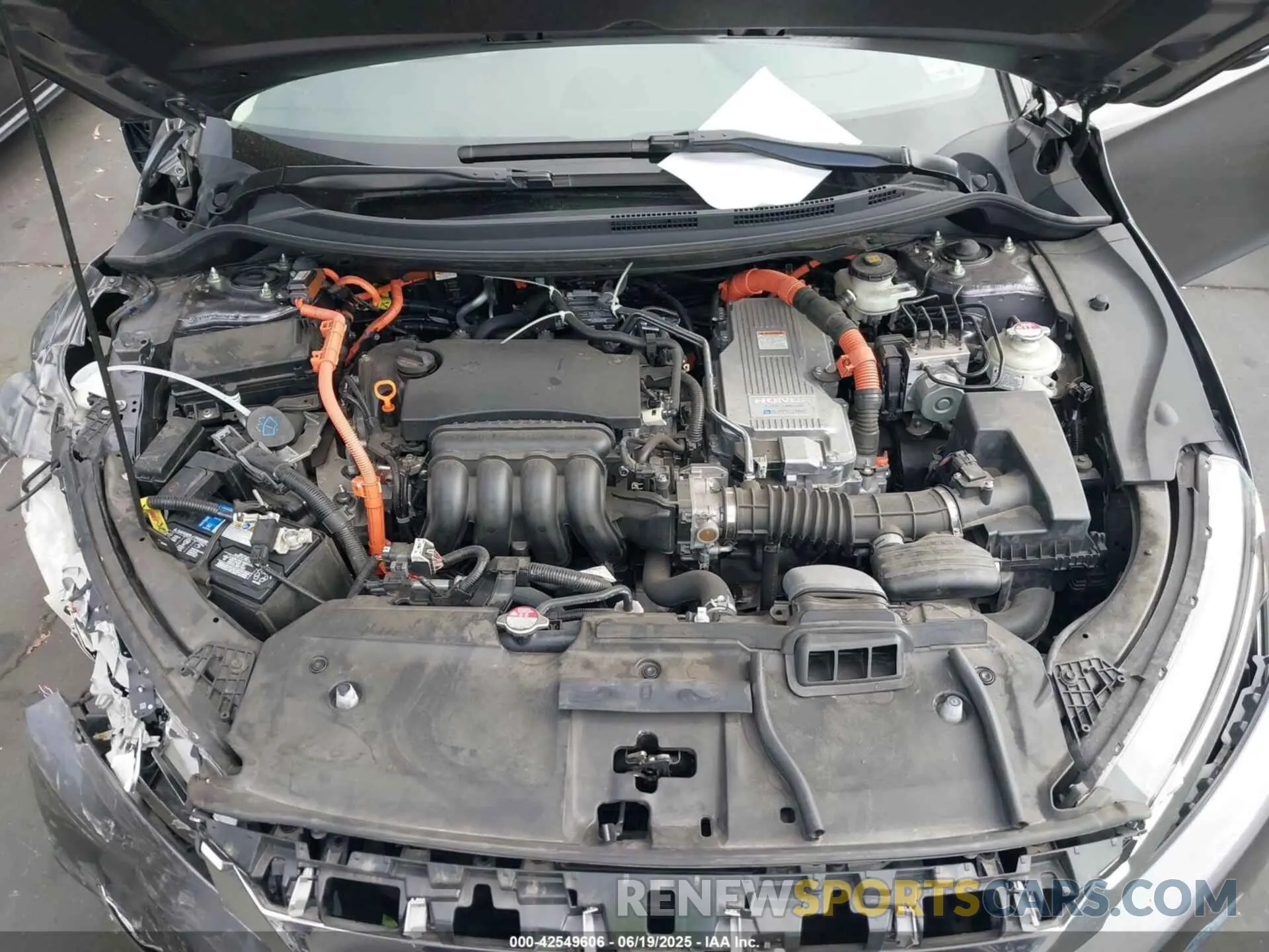 10 Photograph of a damaged car JHMZC5F35MC000091 HONDA CLARITY PLUG-IN HYBRID 2021