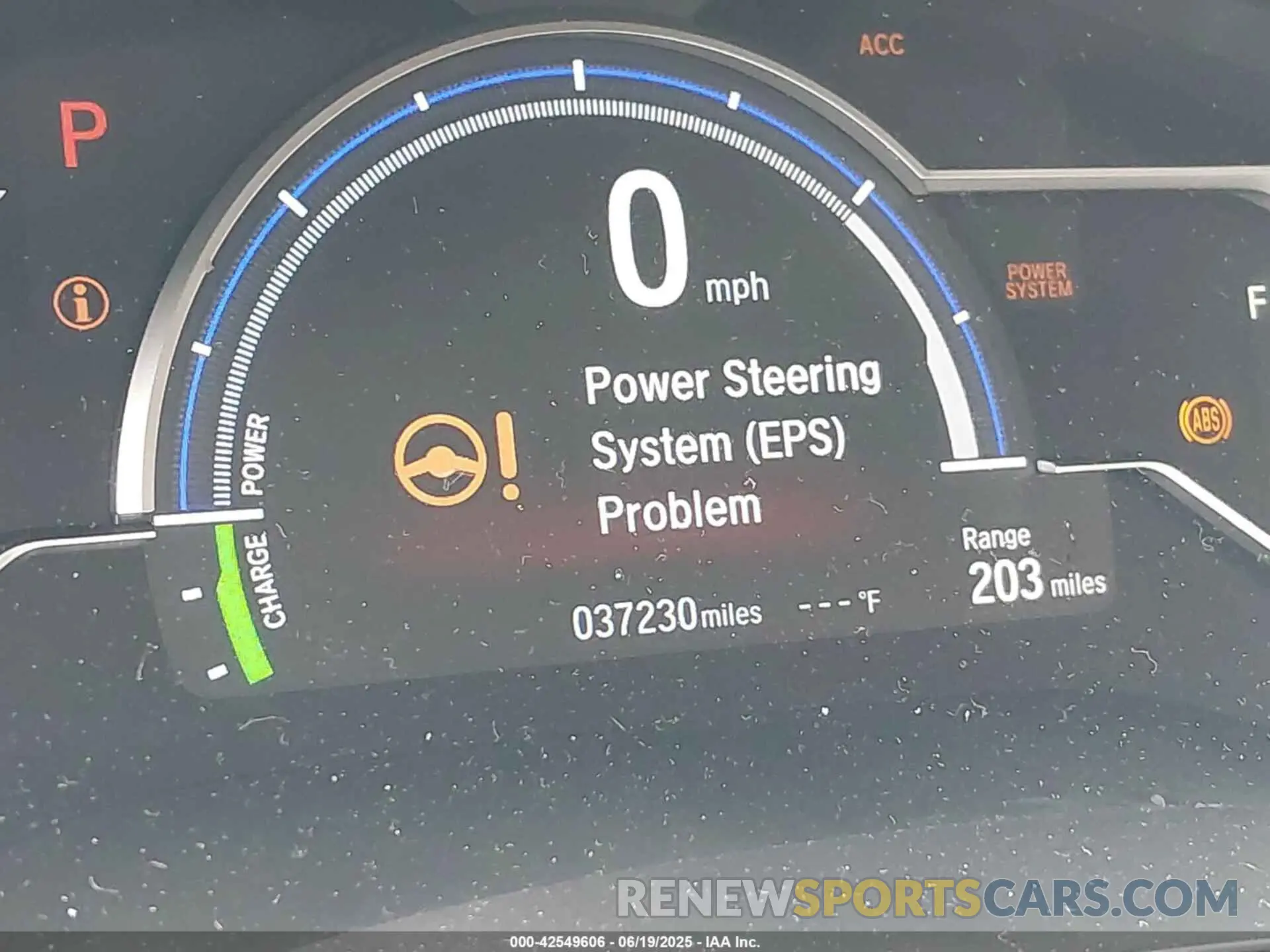 7 Photograph of a damaged car JHMZC5F35MC000091 HONDA CLARITY PLUG-IN HYBRID 2021