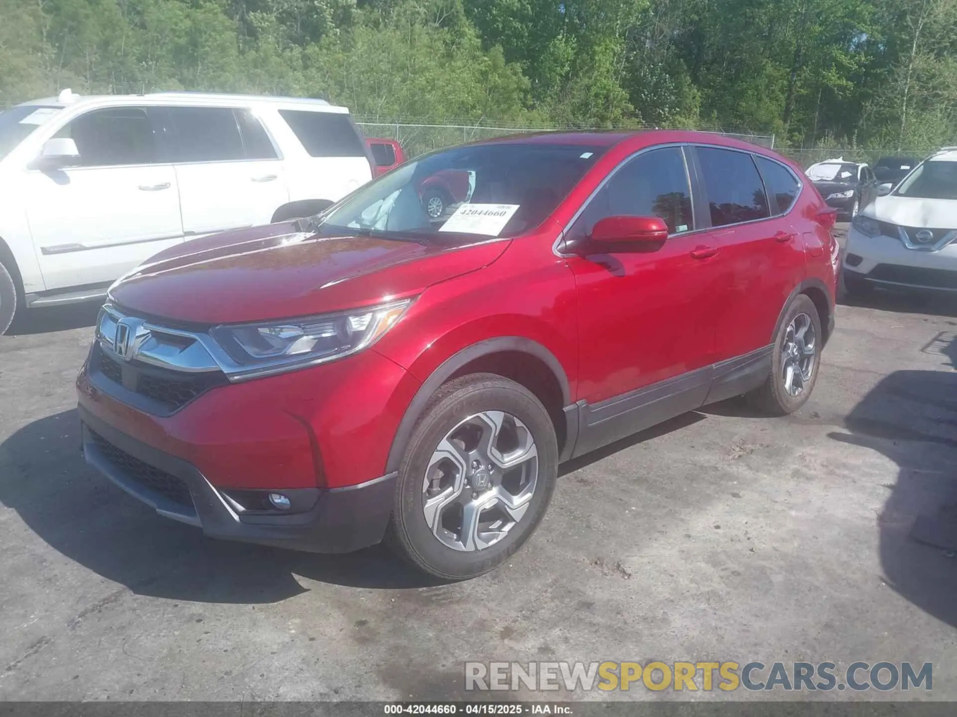 1 Photograph of a damaged car 2HKRW1H54KH501068 HONDA CR-V 2019