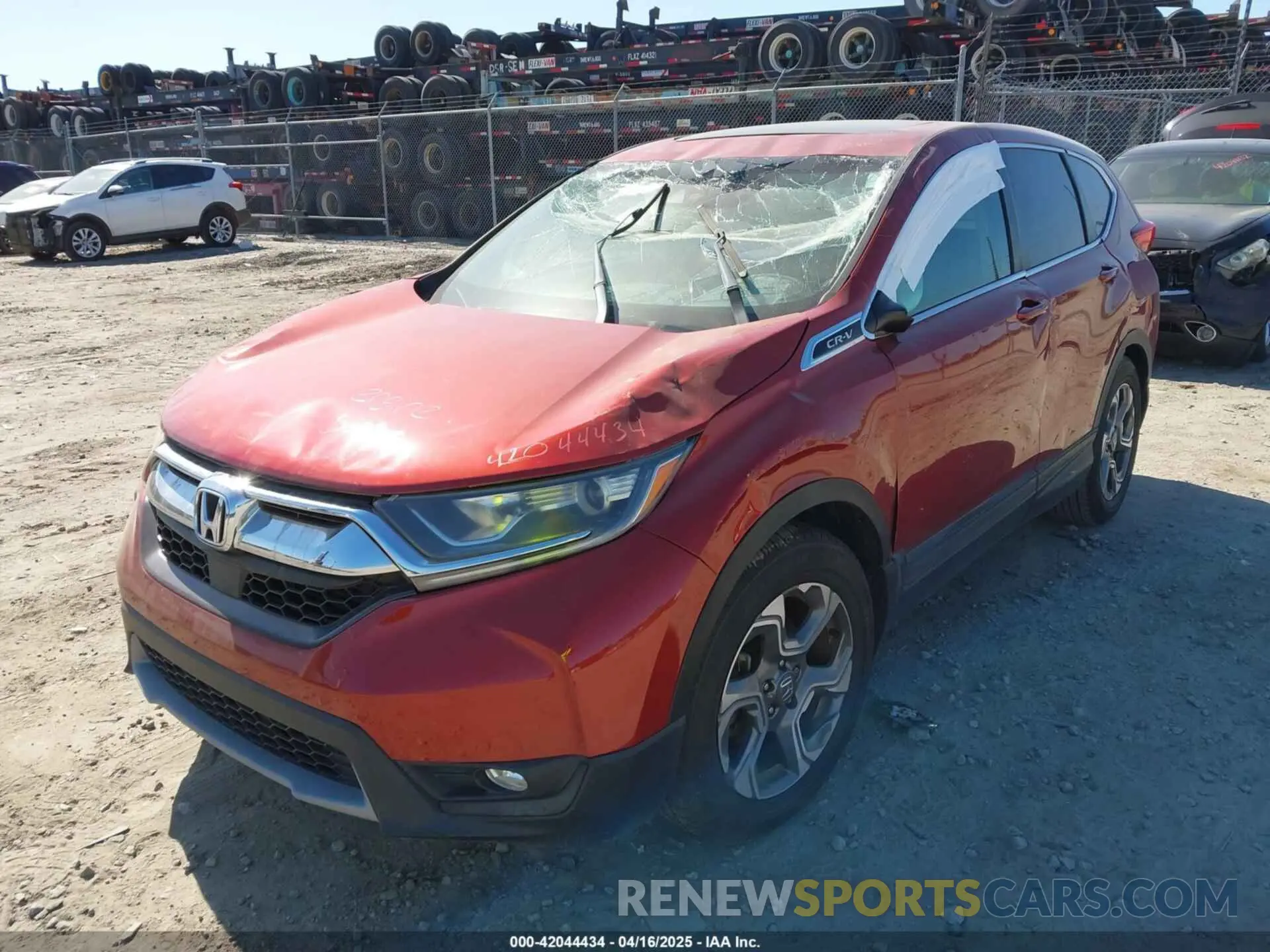 6 Photograph of a damaged car 2HKRW1H58KH500568 HONDA CR-V 2019