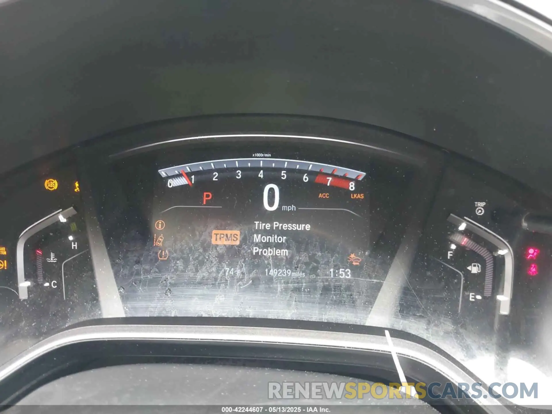 7 Photograph of a damaged car 2HKRW1H58KH513031 HONDA CR-V 2019