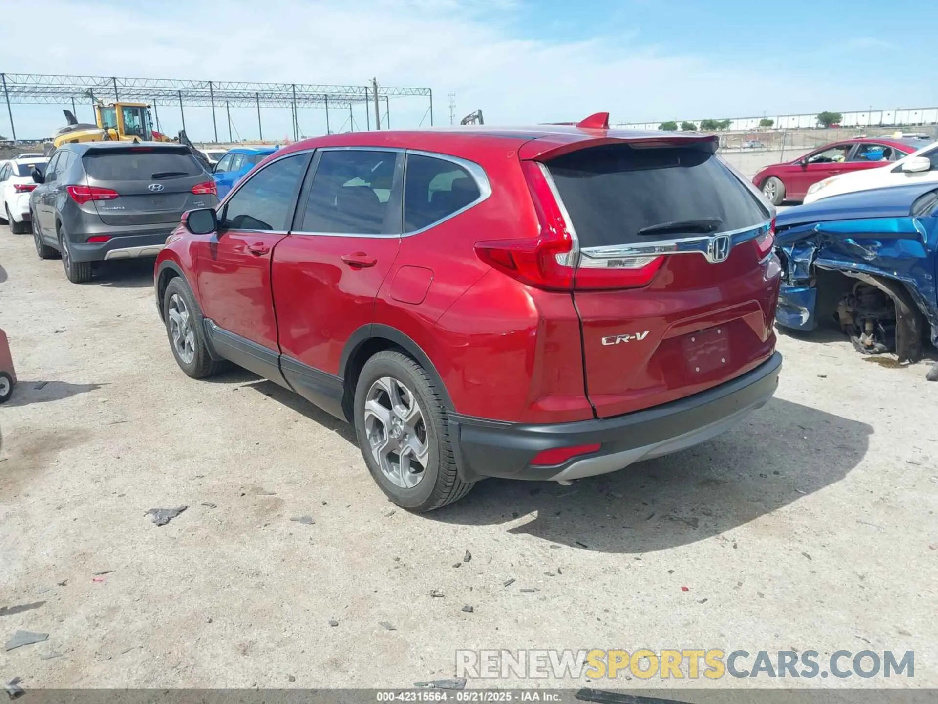 3 Photograph of a damaged car 2HKRW1H86KH502975 HONDA CR-V 2019