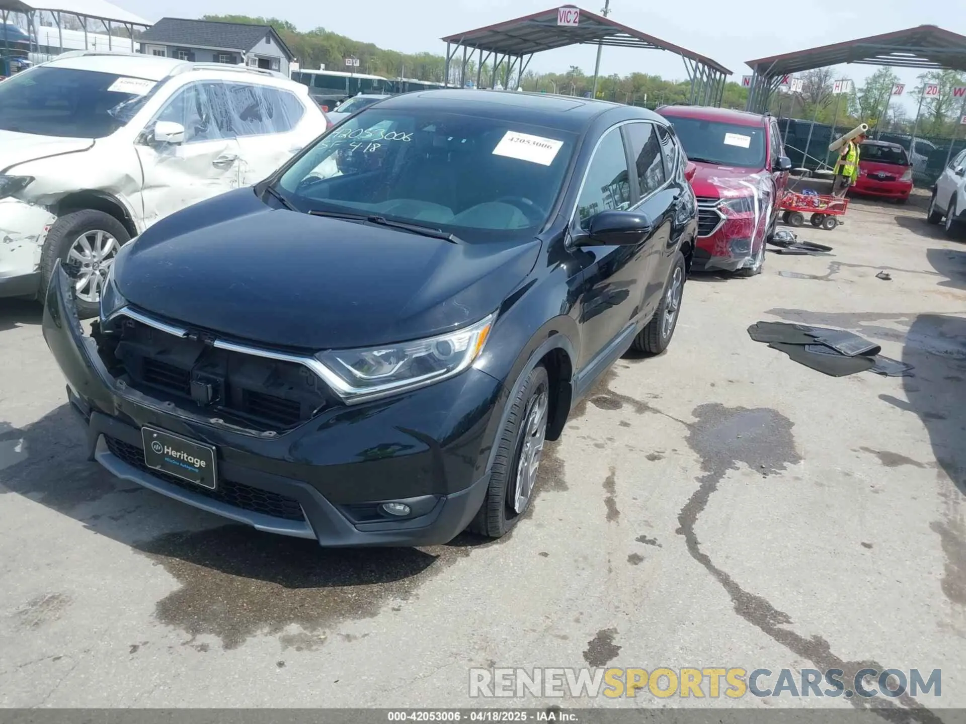 2 Photograph of a damaged car 2HKRW1H87KH513127 HONDA CR-V 2019