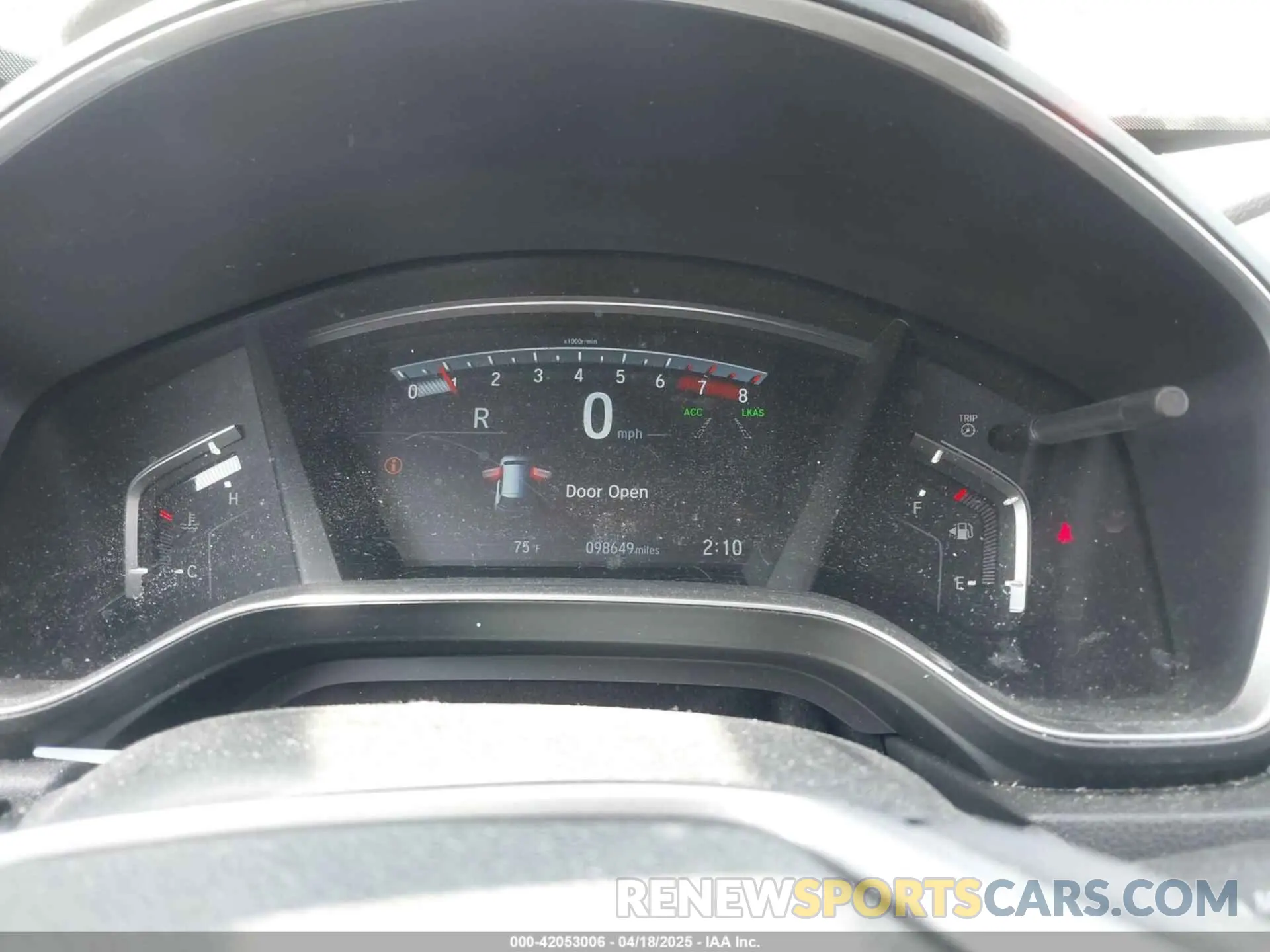 7 Photograph of a damaged car 2HKRW1H87KH513127 HONDA CR-V 2019