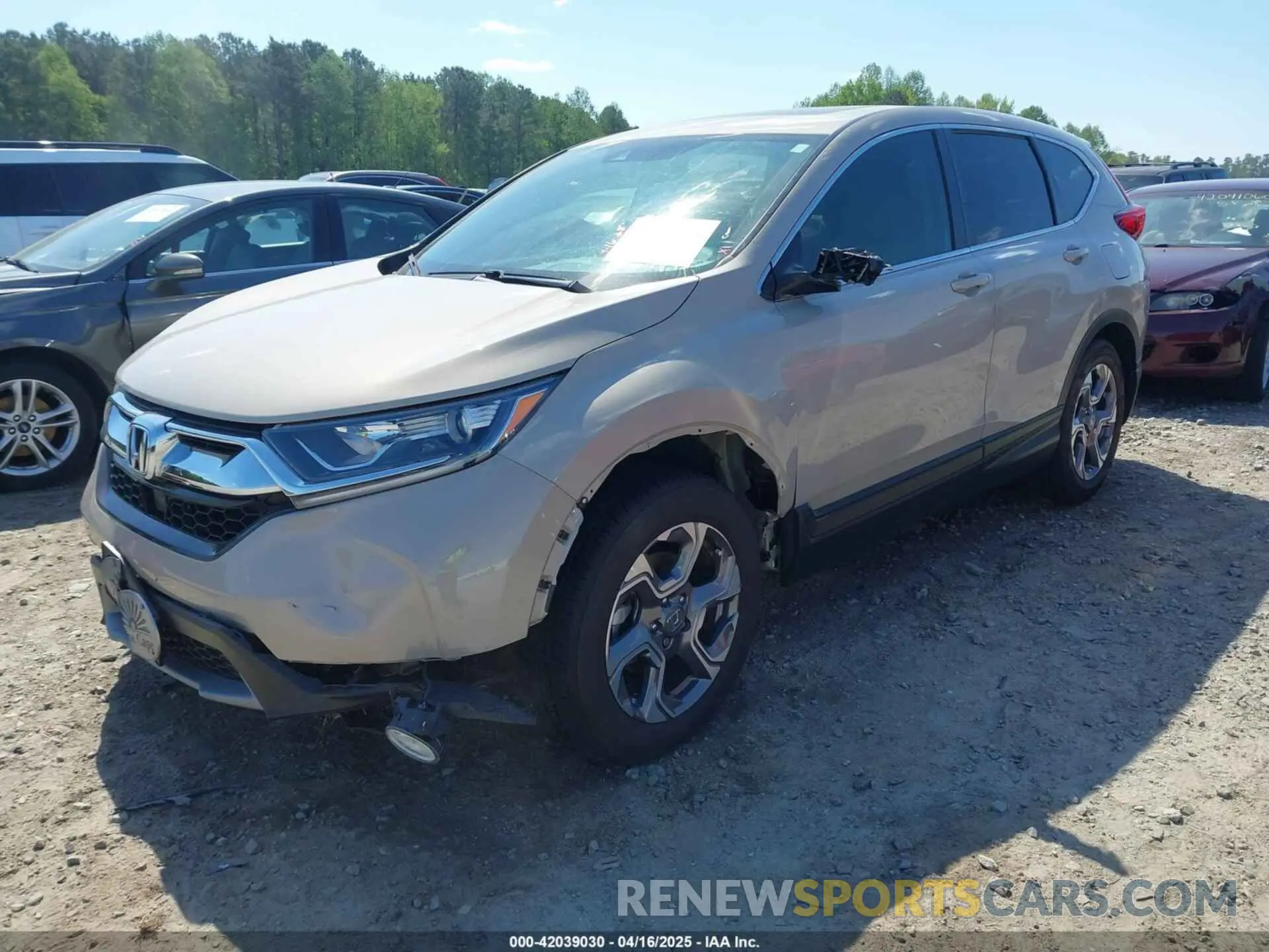 2 Photograph of a damaged car 2HKRW1H88KH506560 HONDA CR-V 2019