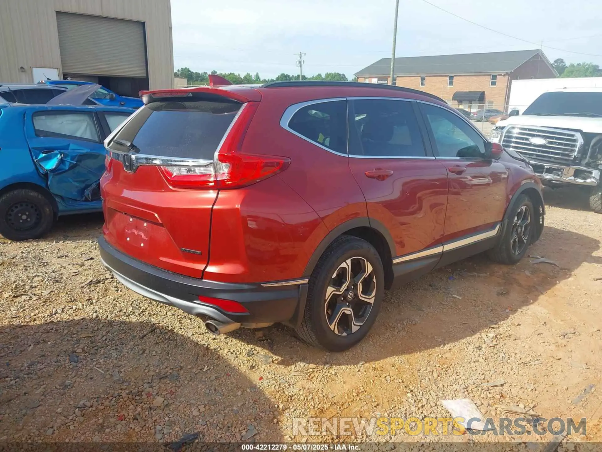 4 Photograph of a damaged car 2HKRW1H93KH505289 HONDA CR-V 2019