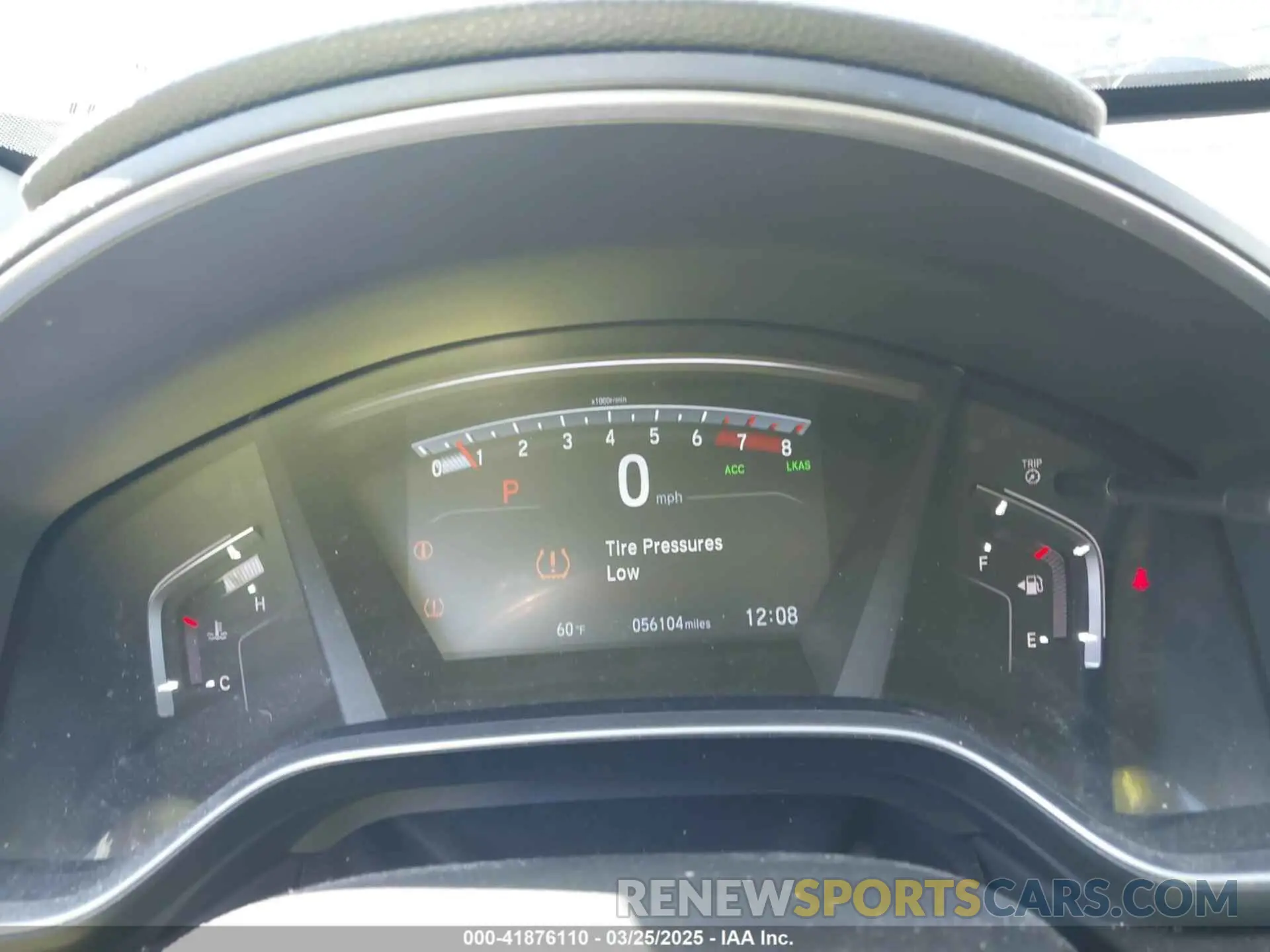 7 Photograph of a damaged car 2HKRW1H96KH505447 HONDA CR-V 2019