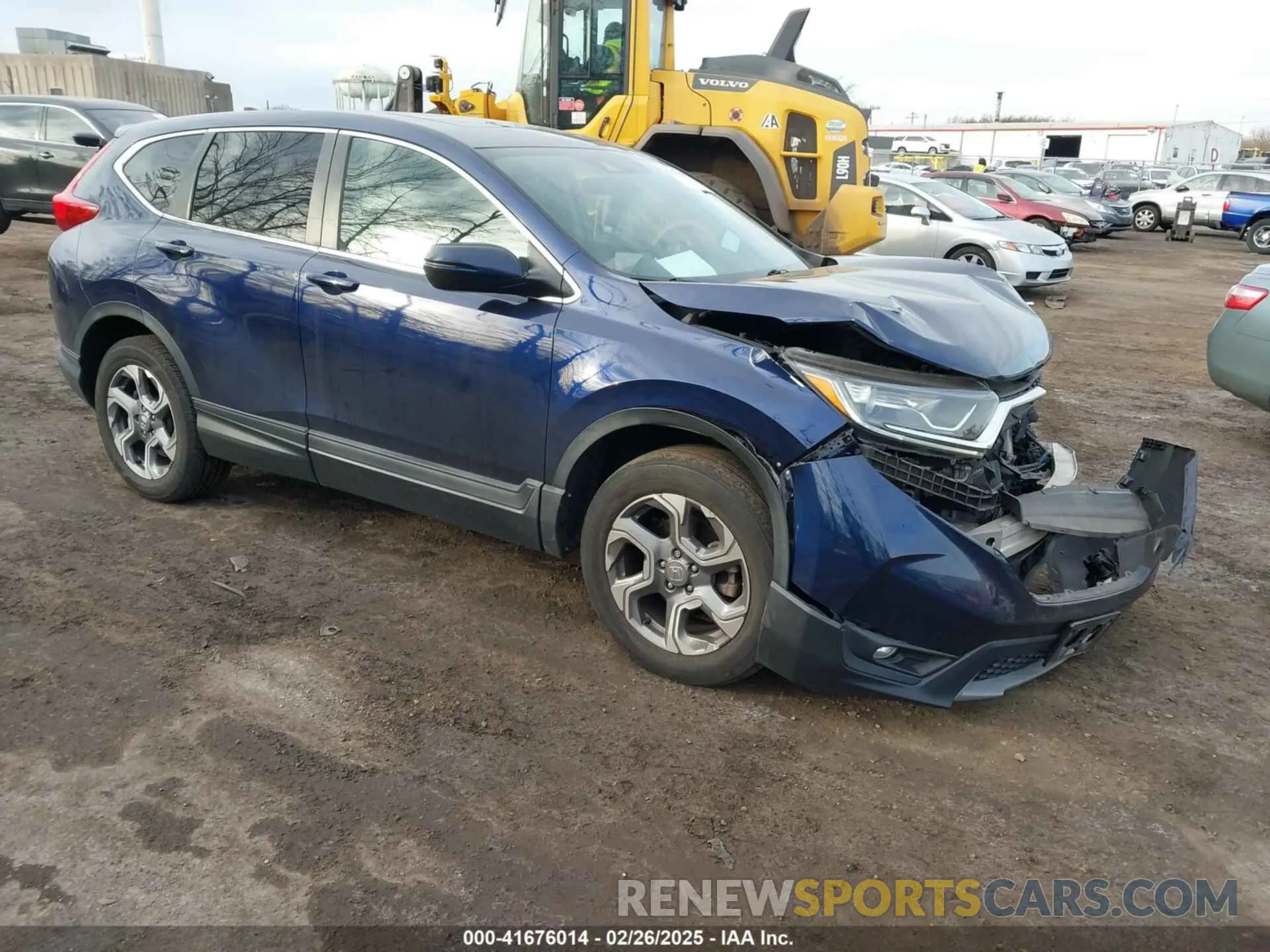 1 Photograph of a damaged car 2HKRW2H50KH648462 HONDA CR-V 2019