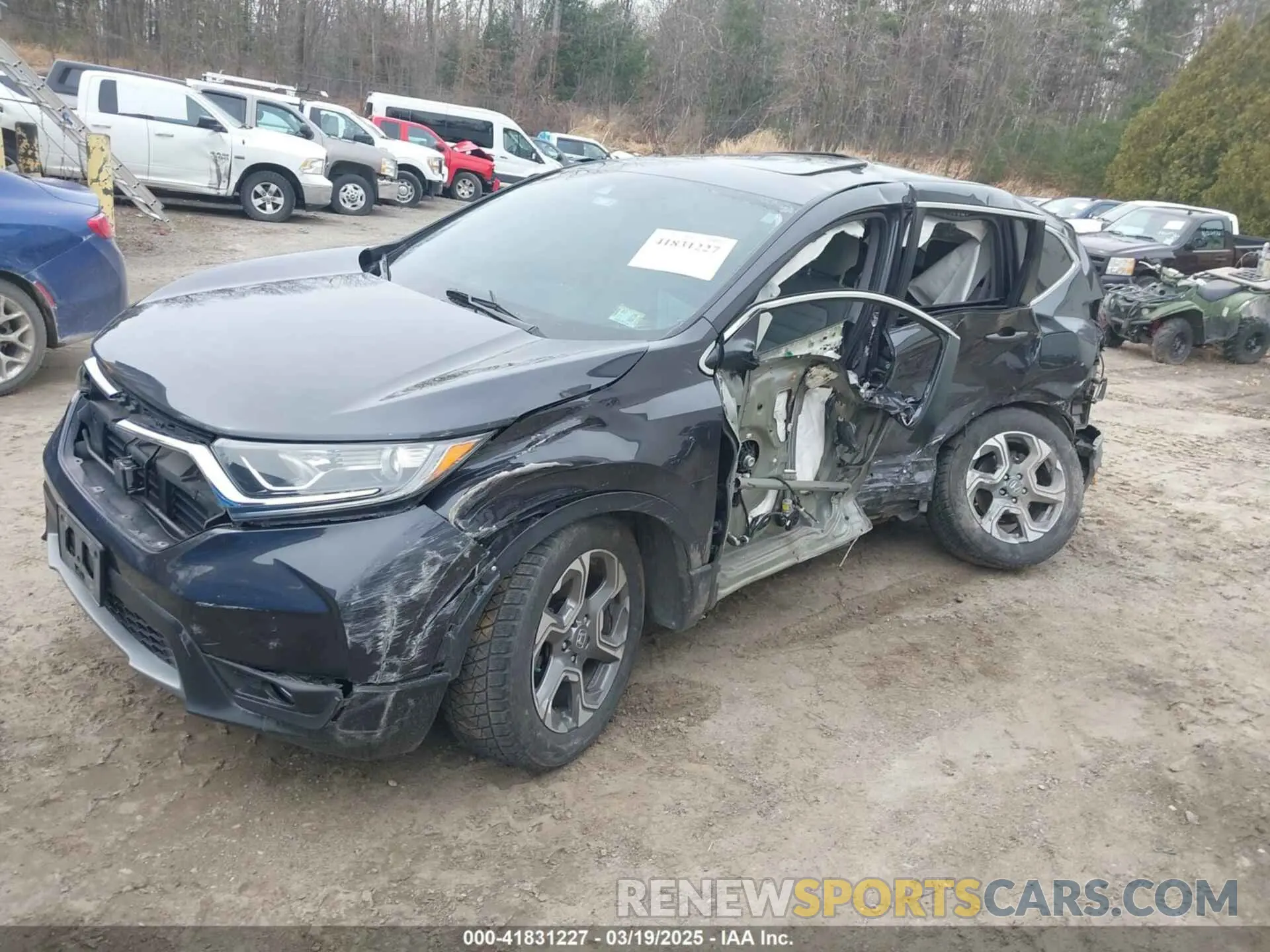 2 Photograph of a damaged car 2HKRW2H51KH659891 HONDA CR-V 2019