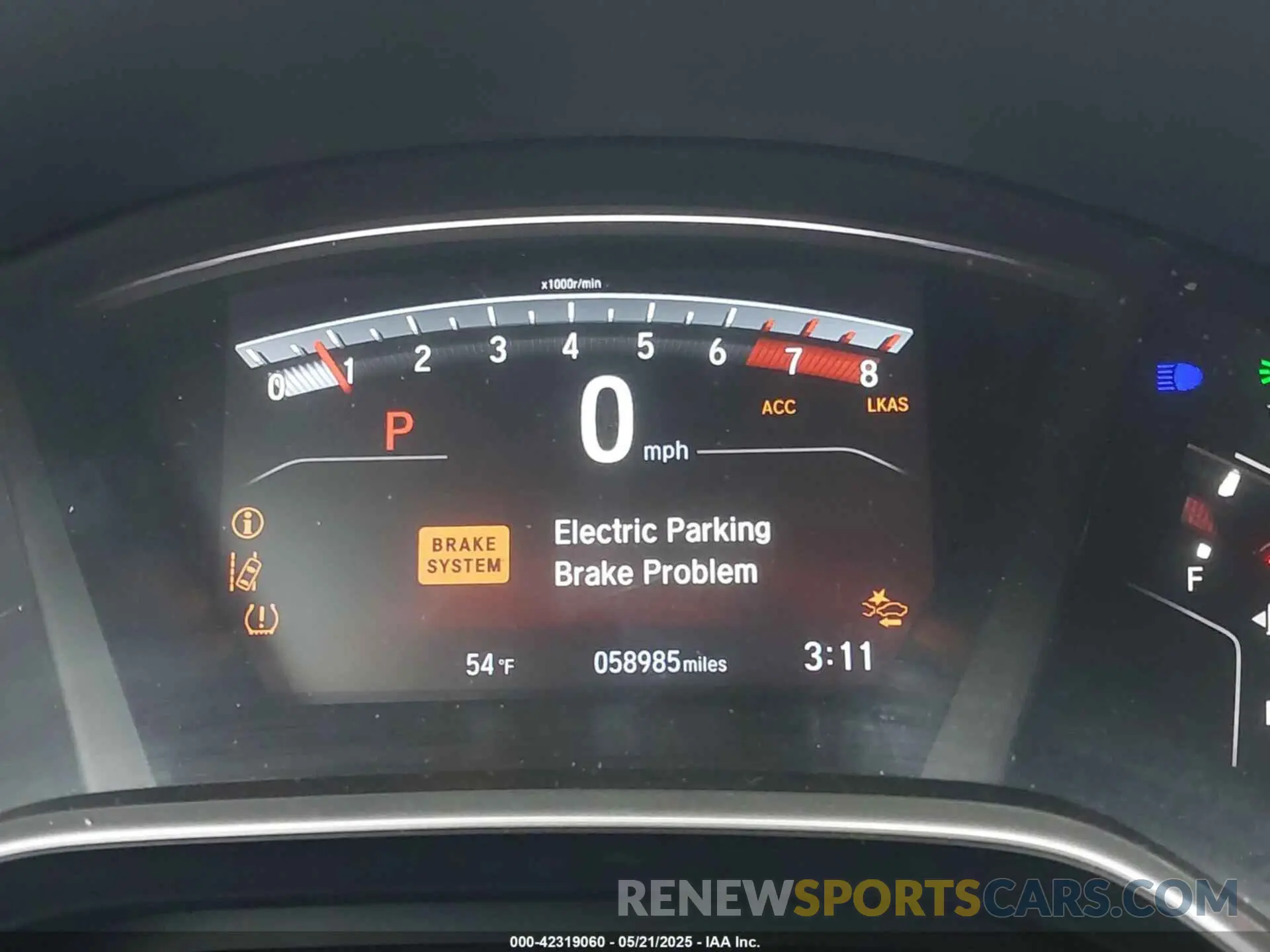 7 Photograph of a damaged car 2HKRW2H57KH613336 HONDA CR-V 2019