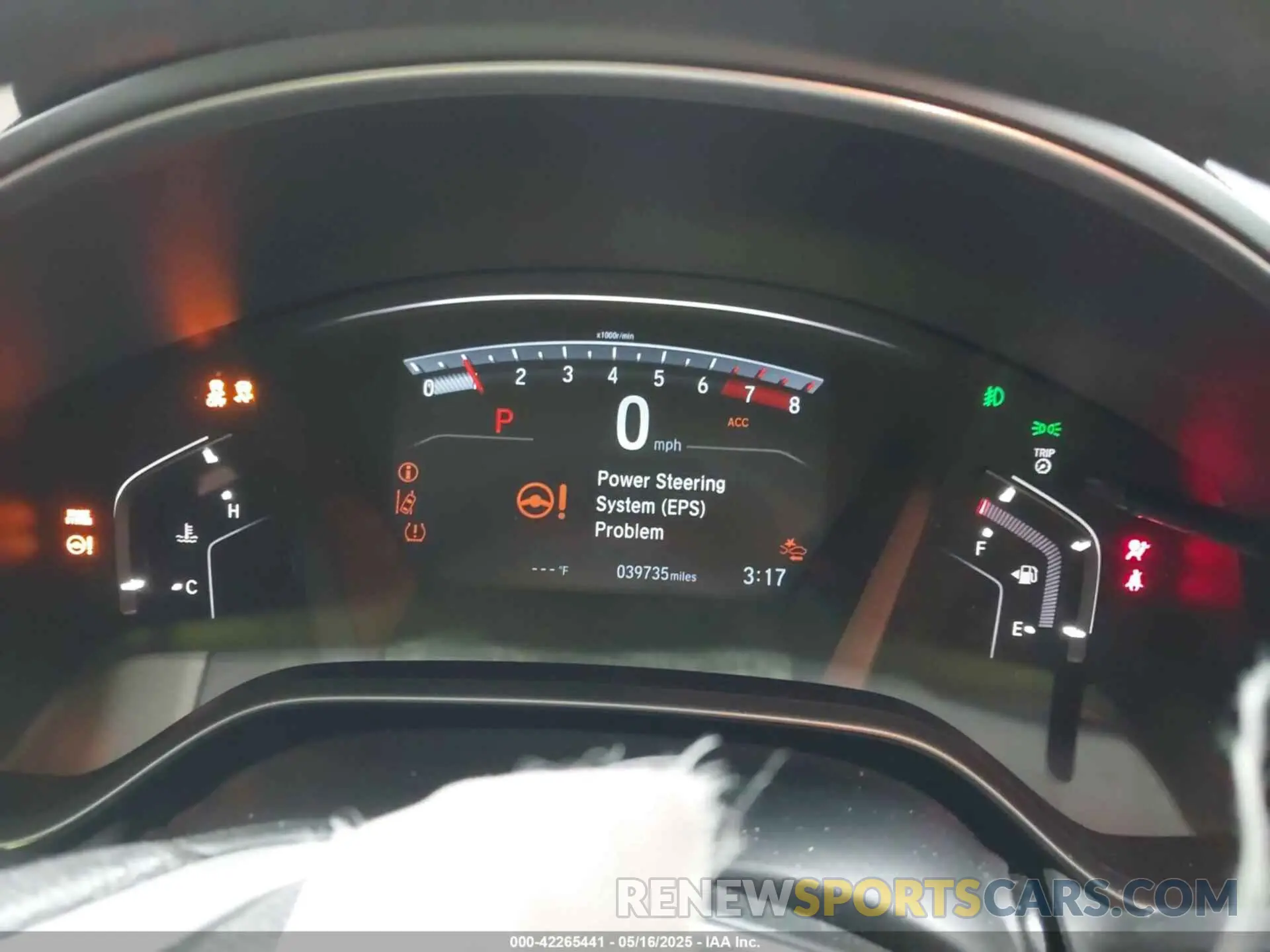 7 Photograph of a damaged car 2HKRW2H58KH601390 HONDA CR-V 2019