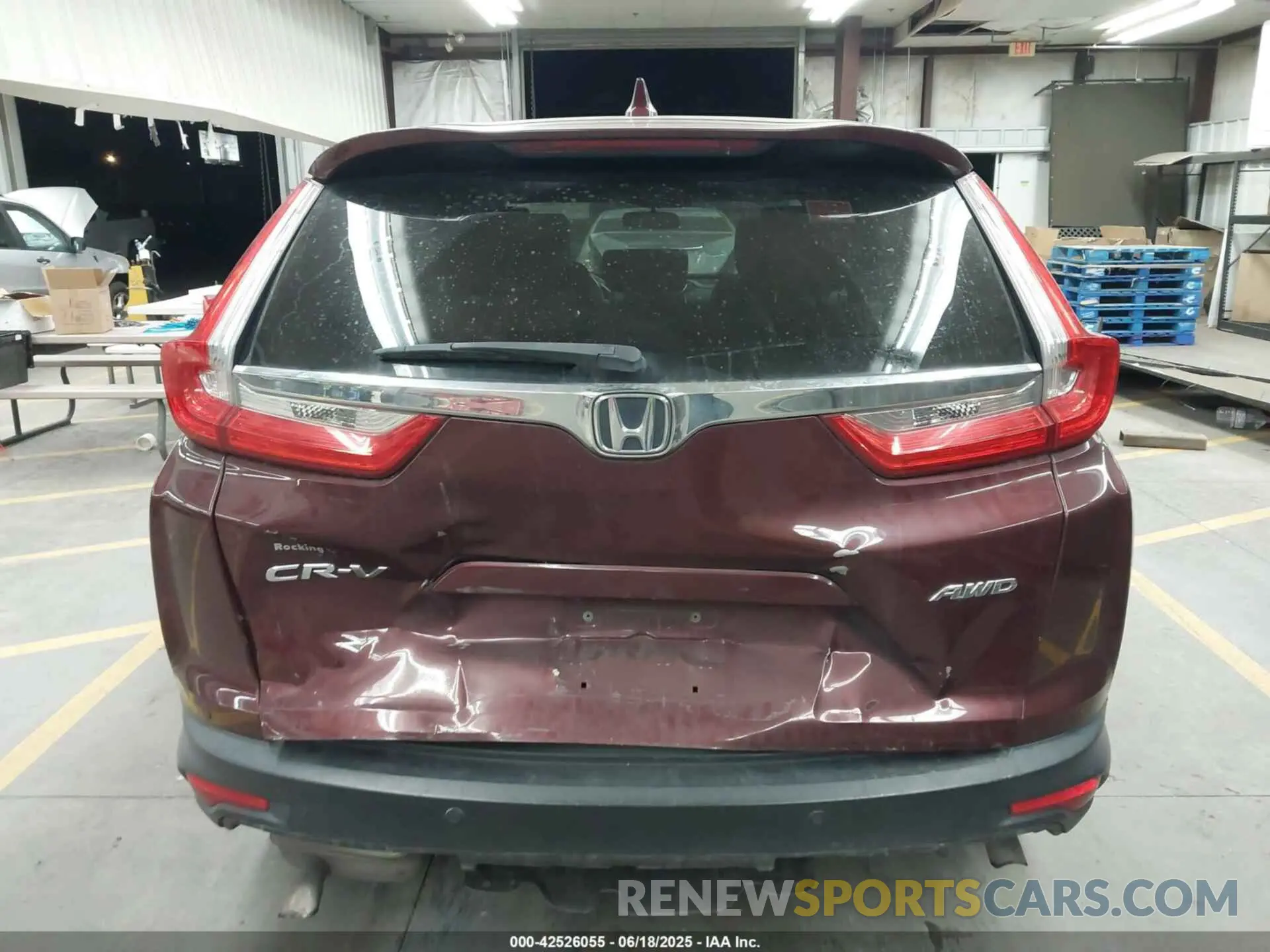 16 Photograph of a damaged car 2HKRW2H58KH617959 HONDA CR-V 2019