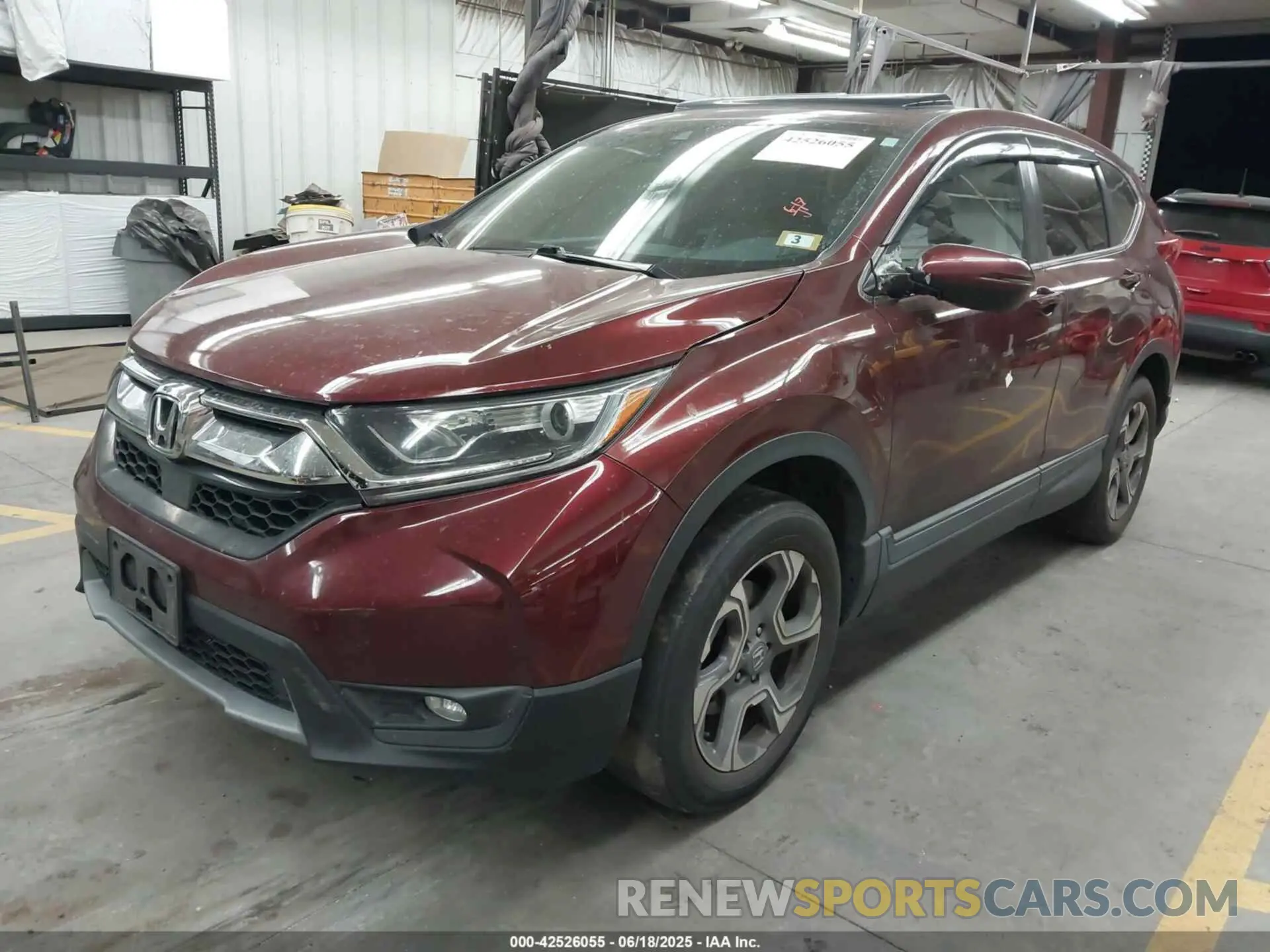 2 Photograph of a damaged car 2HKRW2H58KH617959 HONDA CR-V 2019