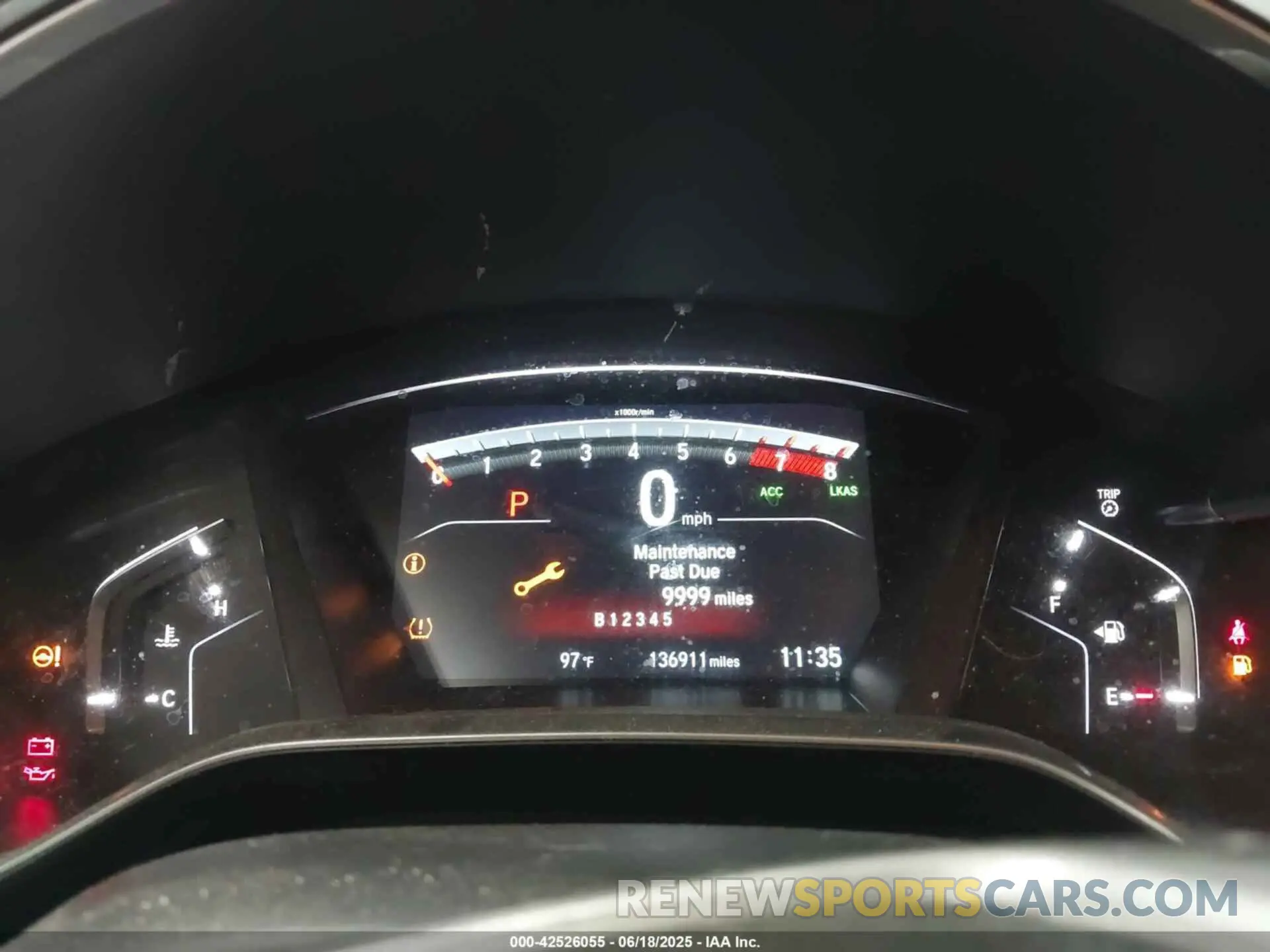 7 Photograph of a damaged car 2HKRW2H58KH617959 HONDA CR-V 2019