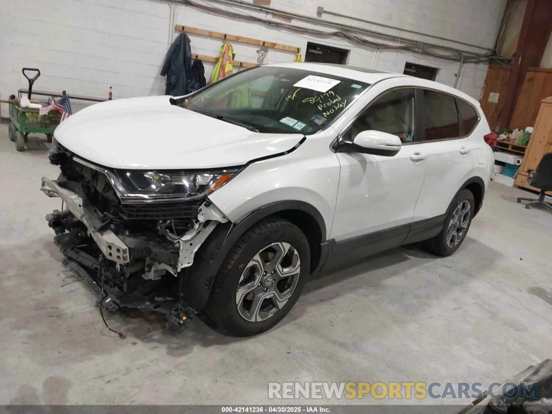 2 Photograph of a damaged car 2HKRW2H58KH622644 HONDA CR-V 2019